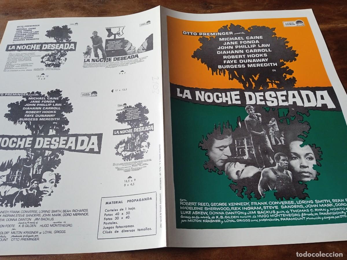 Cin&eacute;ma: La Noche deseada - Michael Caine, Jane Fonda, Faye Dunaway - Guia original Paramount 1967