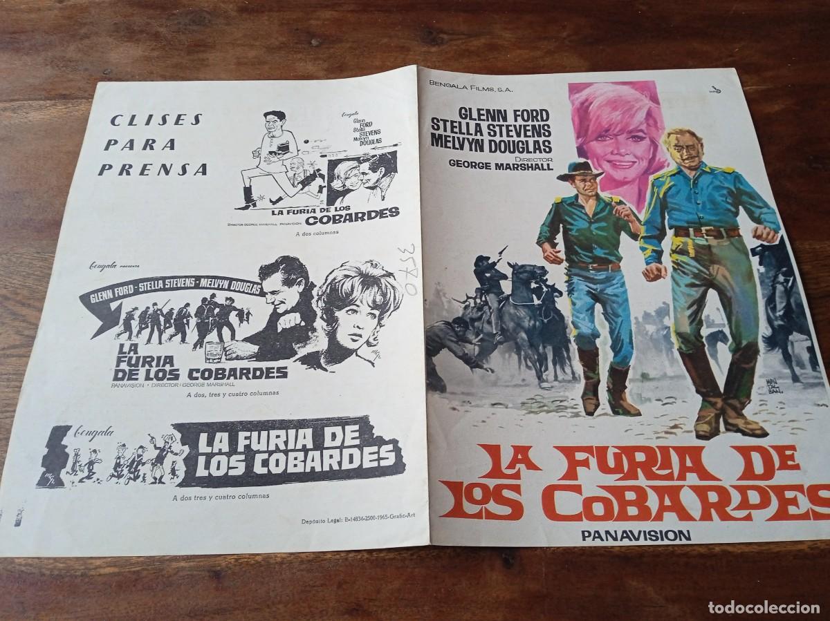 Cin&eacute;ma: La Furia de los cobardes - Glenn Ford, Stella Stevens, Melvyn Douglas - Guia original Bengala 1965