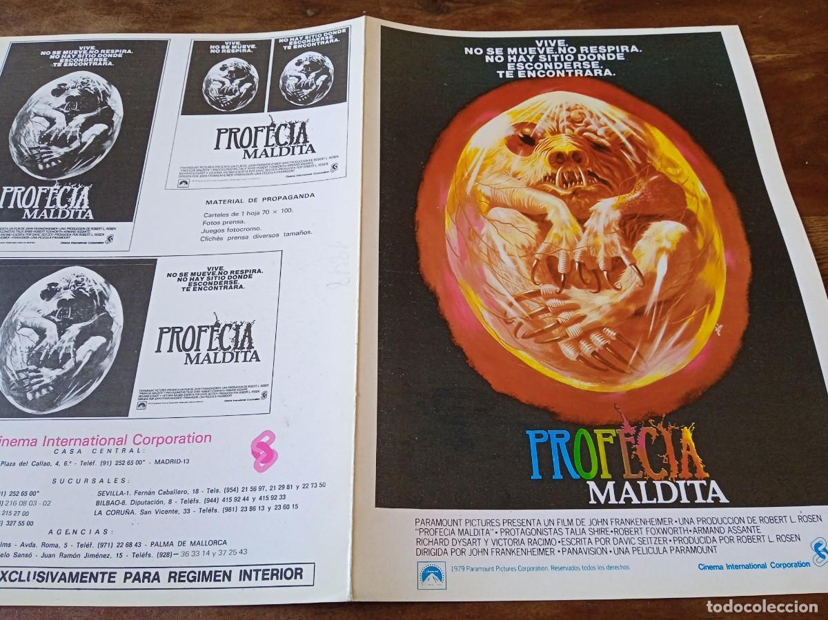 Cin&eacute;ma: Profecia maldita - Talia Sjhire, Robert Foxworth, Armand Assante - Guia original C.I.C 1979