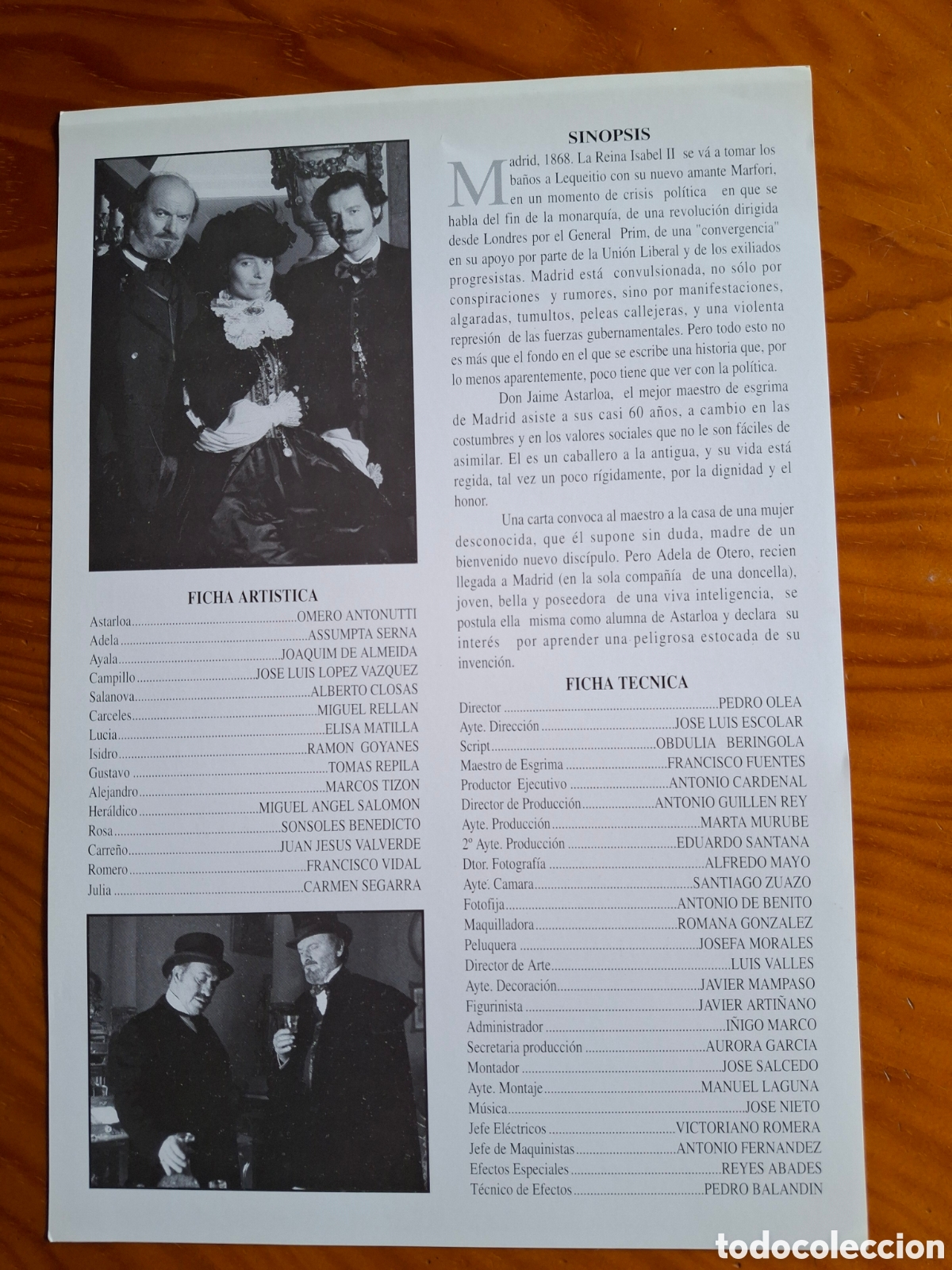 Cine: El maestro de esgrima - Foto 2