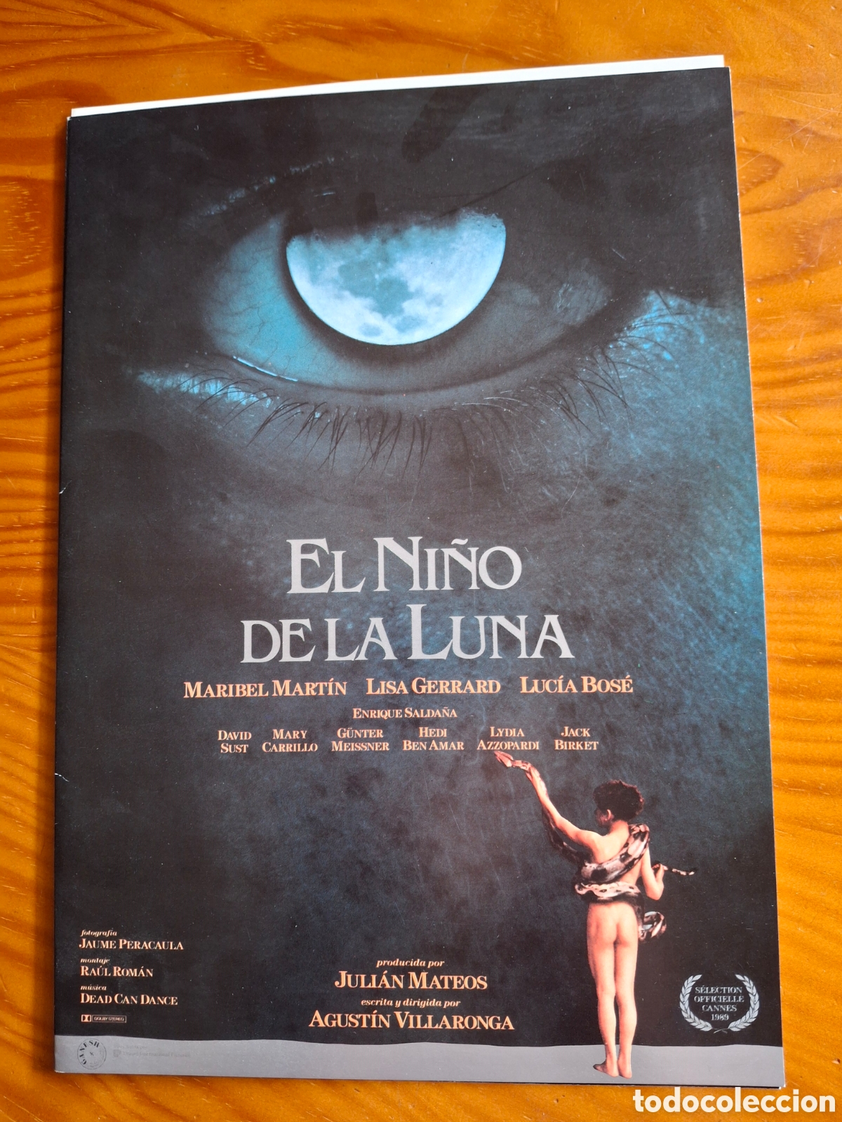 Cine: Pressbook / Gu&iacute;a Internacional de Cine - El Ni&ntilde;o de la Luna (1989) - Especial Festival de Cannes
