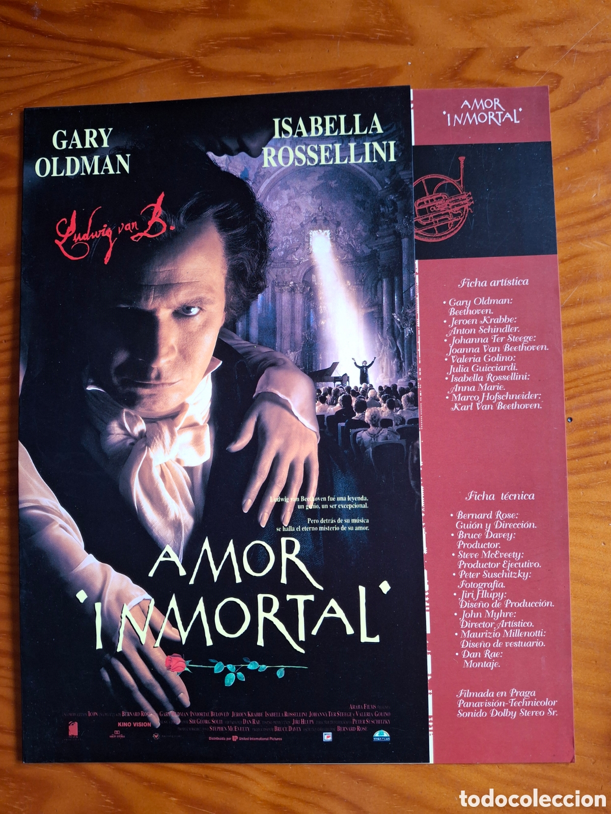 Cin&eacute;ma: Amor inmortal........