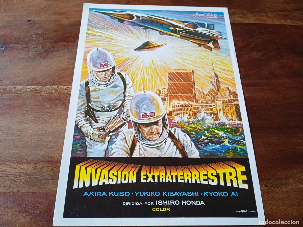 Cinema: Invasi&oacute;n extraterrestre - Akira Kubo, Yukiko Kibayashi - Guia original M. Salvador 1978 Mac