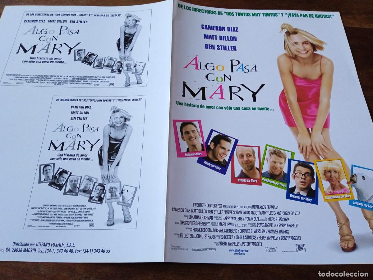 Cin&eacute;ma: Algo pasa con Mary - Cameron Diaz, matt Dillon, Ben Stiller - Gu&iacute;a original Fox 1998