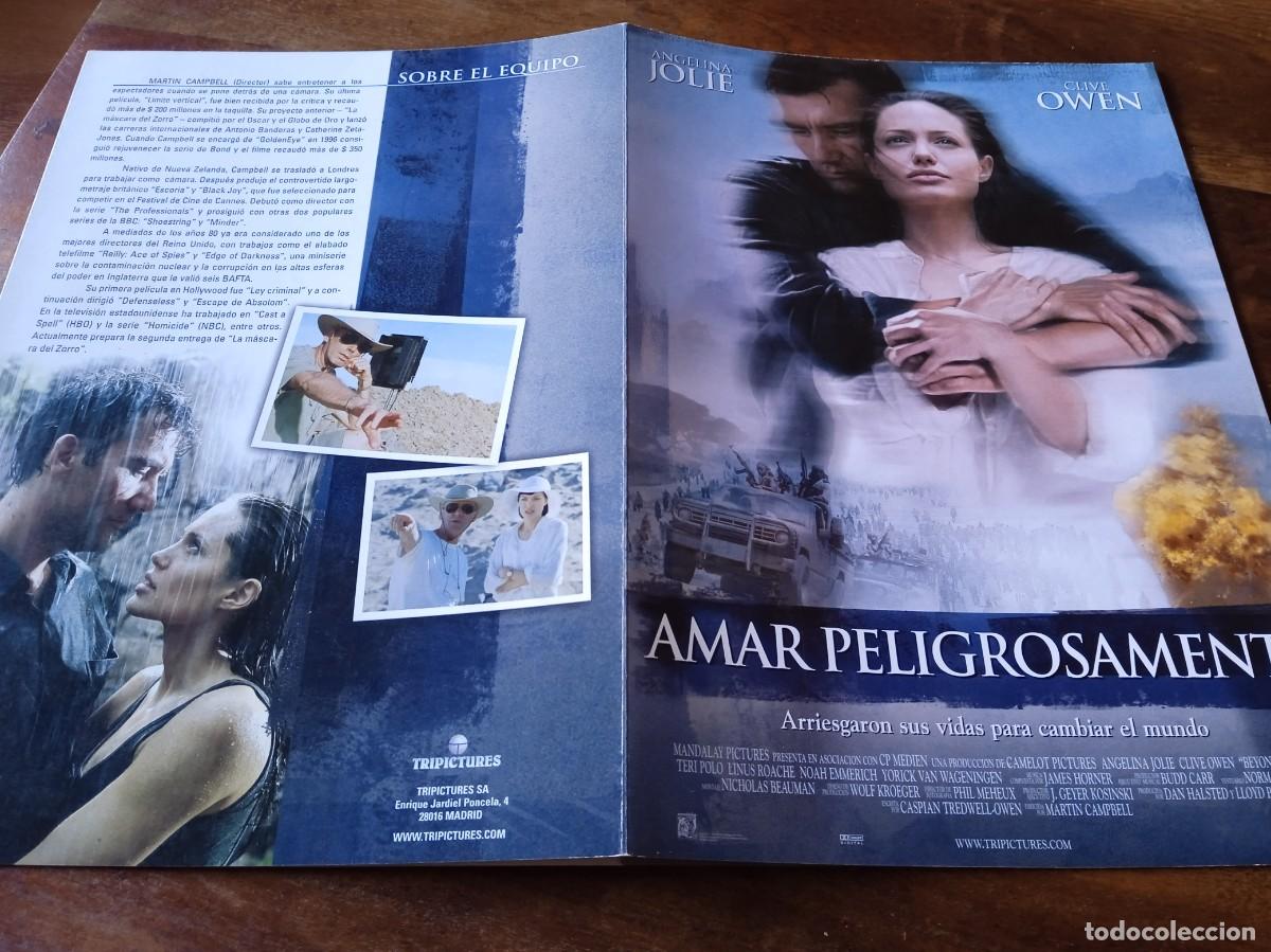 Cin&eacute;ma: Amar peligrosamente - Angelina Jolie, Clive Owen, Teri Polo - Guia original Tripictures 2003