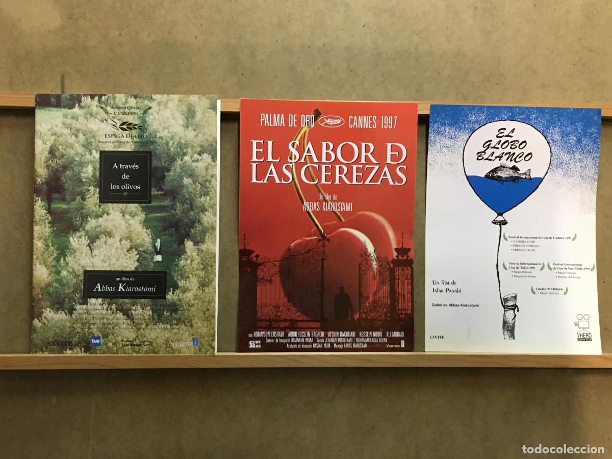 Cinema: G9892 ABBAS KIAROSTAMI LOTE DE 3 GUIAS ORIGINALES ESPA&Ntilde;OLAS