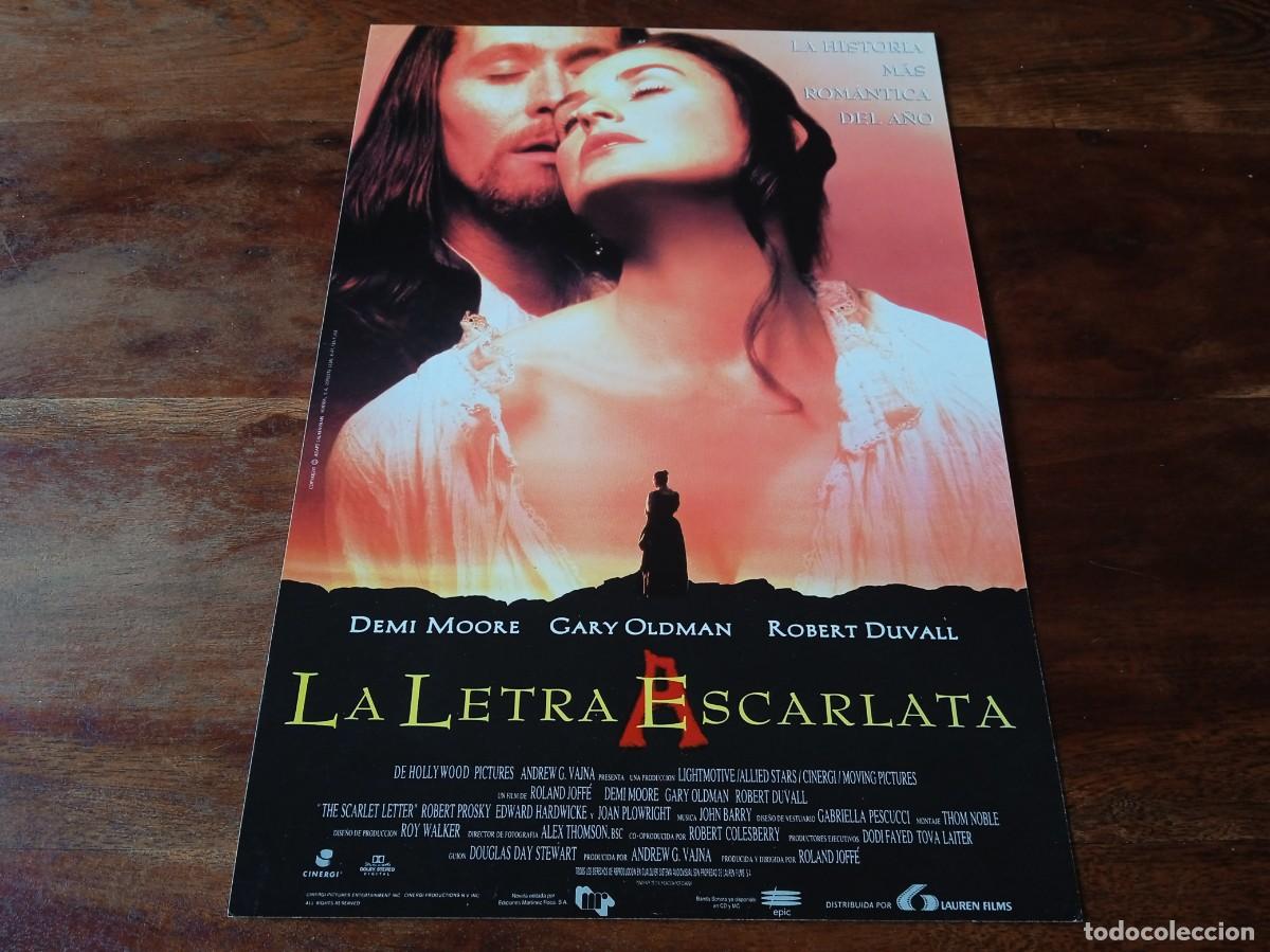 Cine: La Letra escarlata - Demi Moore, Gary Oldman, Robert Duvall - Guia original Lauren 1995