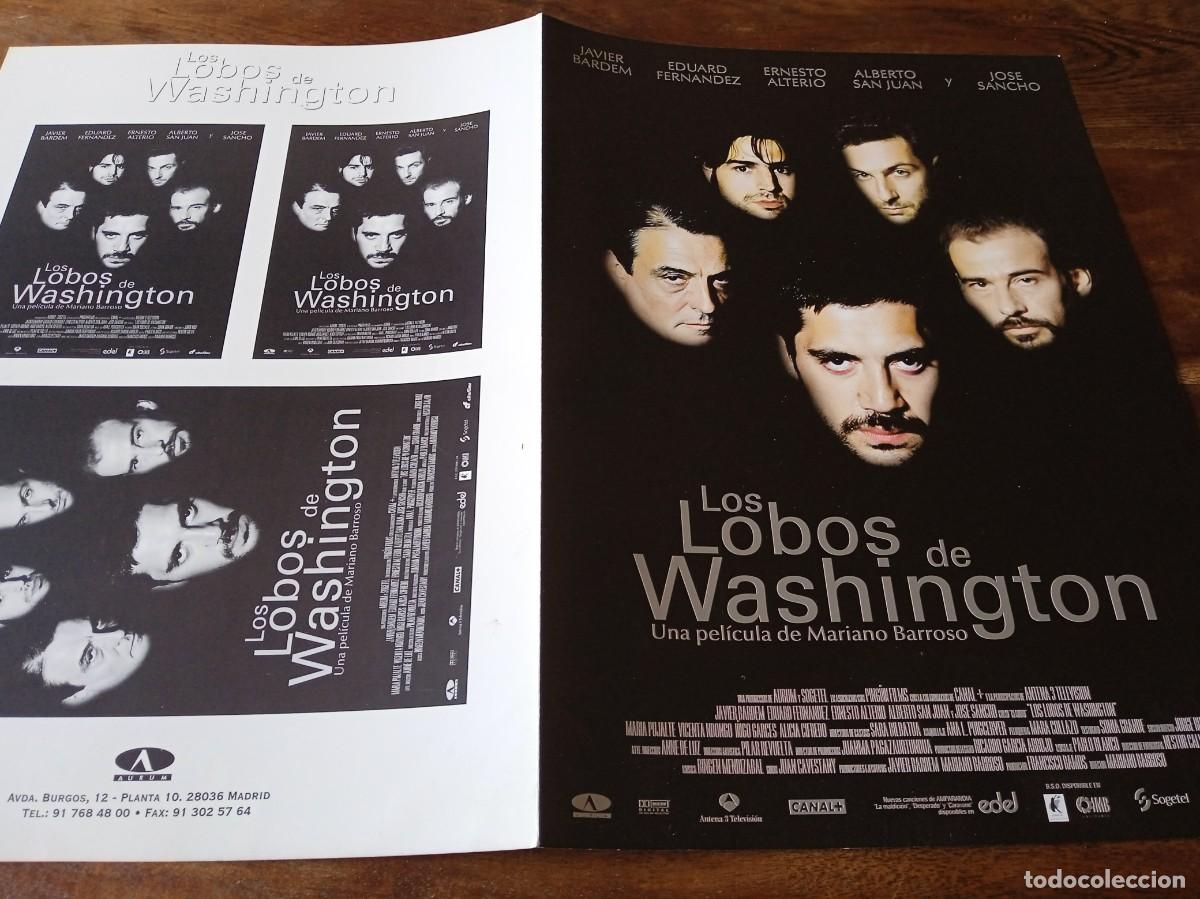 Cin&eacute;ma: Los lobos de Washington - Javier Bardem, Eduard Fernandez, Ernesto Alterio - Guia original Alta 1999