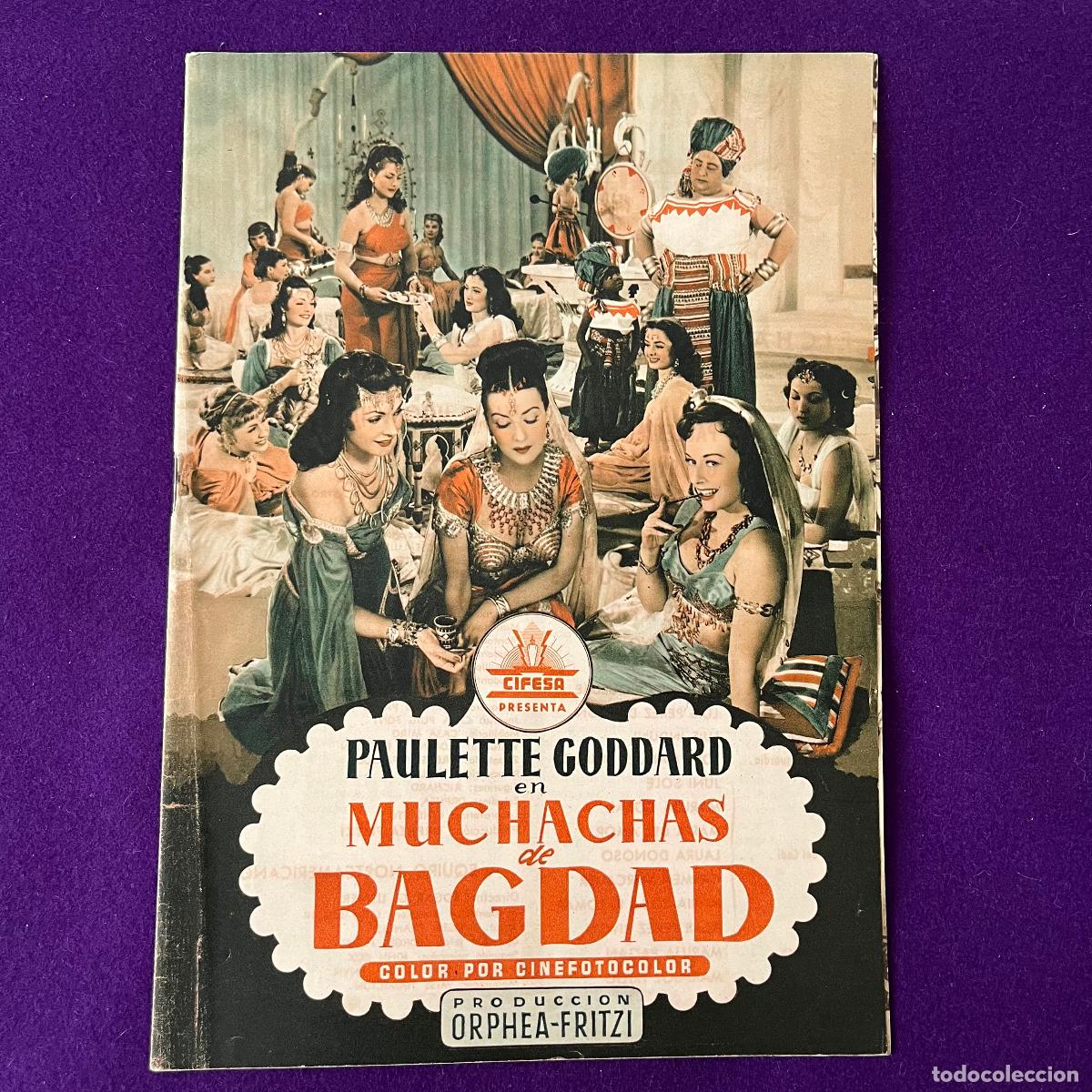 Cine: GUIA ORIGINAL PELICULA MUCHACHAS DE BAGDAD. CIFESA. PROGRAMA PRESS BOOK. CINE.
