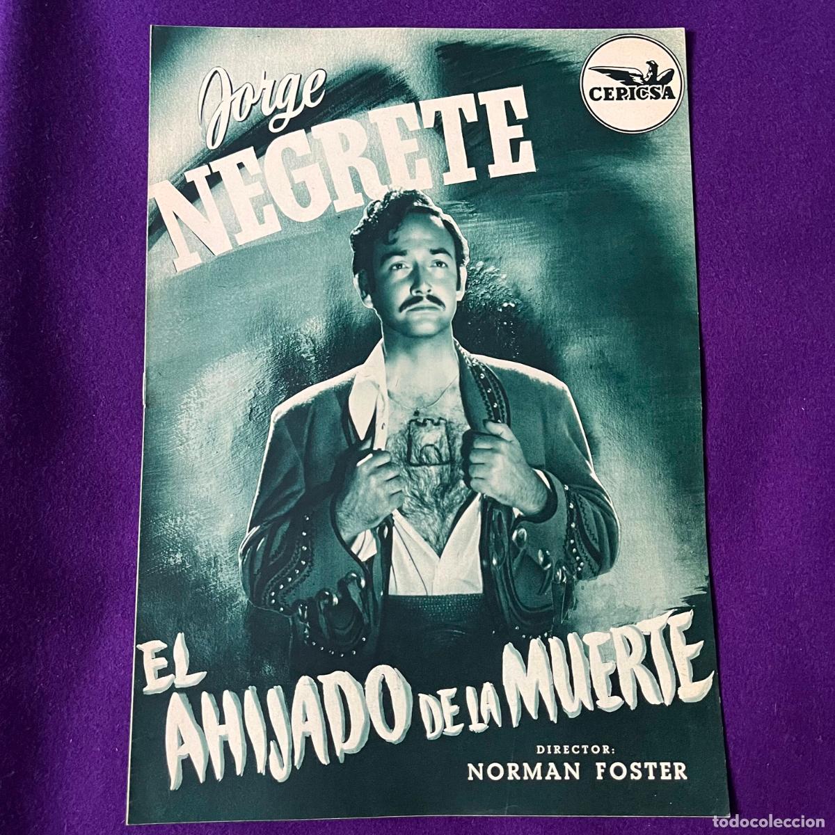 Cinema: GUIA ORIGINAL PELICULA EL AHIJADO DE LA MUERTE. CEPICSA. PROGRAMA PRESS BOOK. CINE.