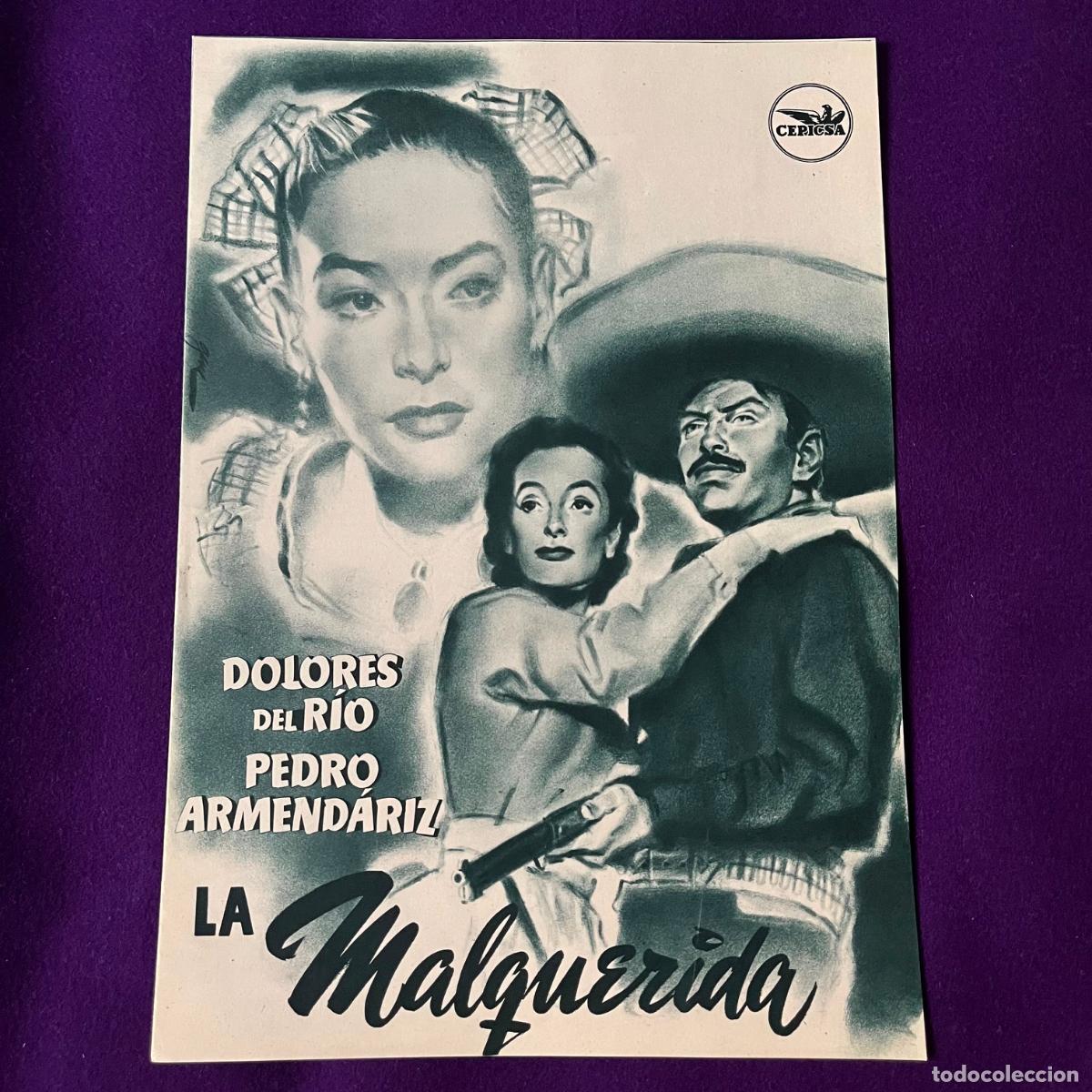 Cinema: GUIA ORIGINAL PELICULA LA MALQUERIDA. CEPICSA. PROGRAMA PRESS BOOK. CINE.