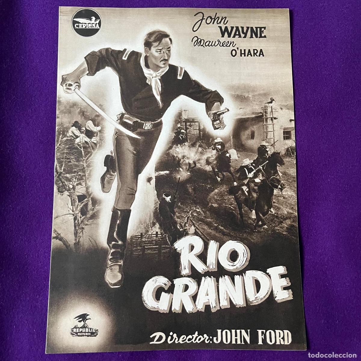 Cine: GUIA ORIGINAL PELICULA RIO GRANDE. CEPICSA. PROGRAMA PRESS BOOK. CINE.