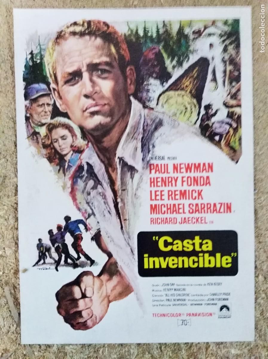 Cin&eacute;ma: Casta Invencible.Guia de la Pelicula.Paul Newman.Paramount