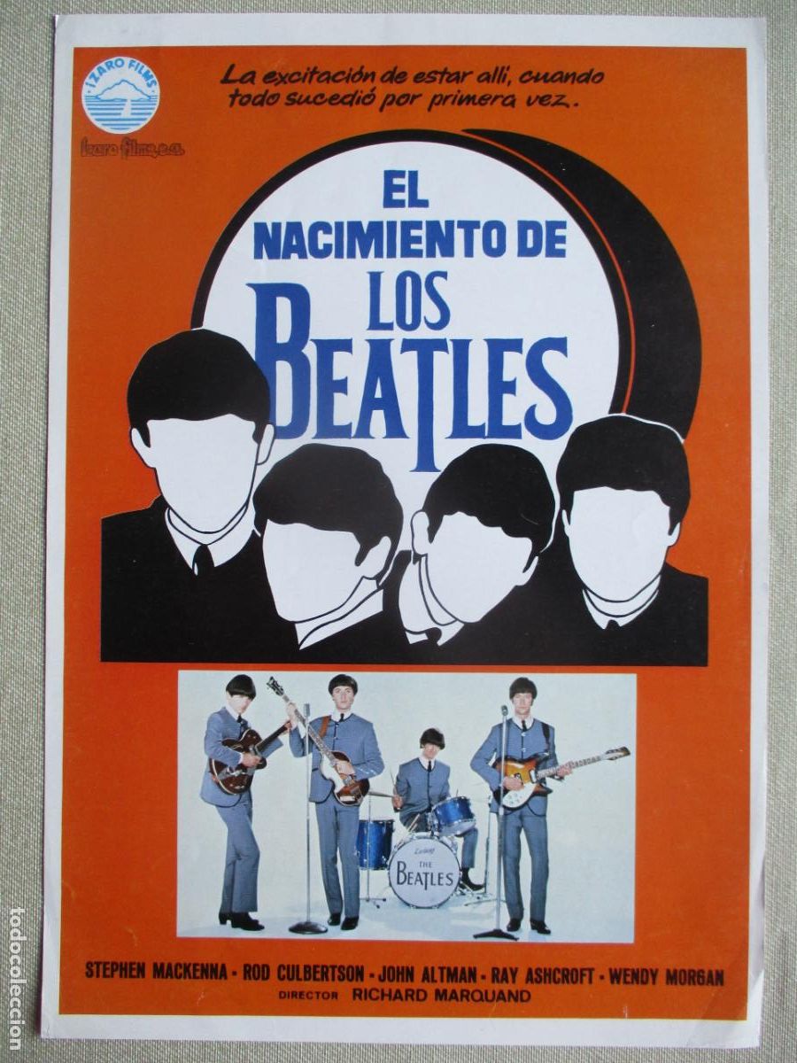 Cine: EL NACIMIENTO DE LOS BEATLES. GUIA ORIGINAL ESTRENO. PEDIDO MINIMO EN GUIAS 10 EUROS.