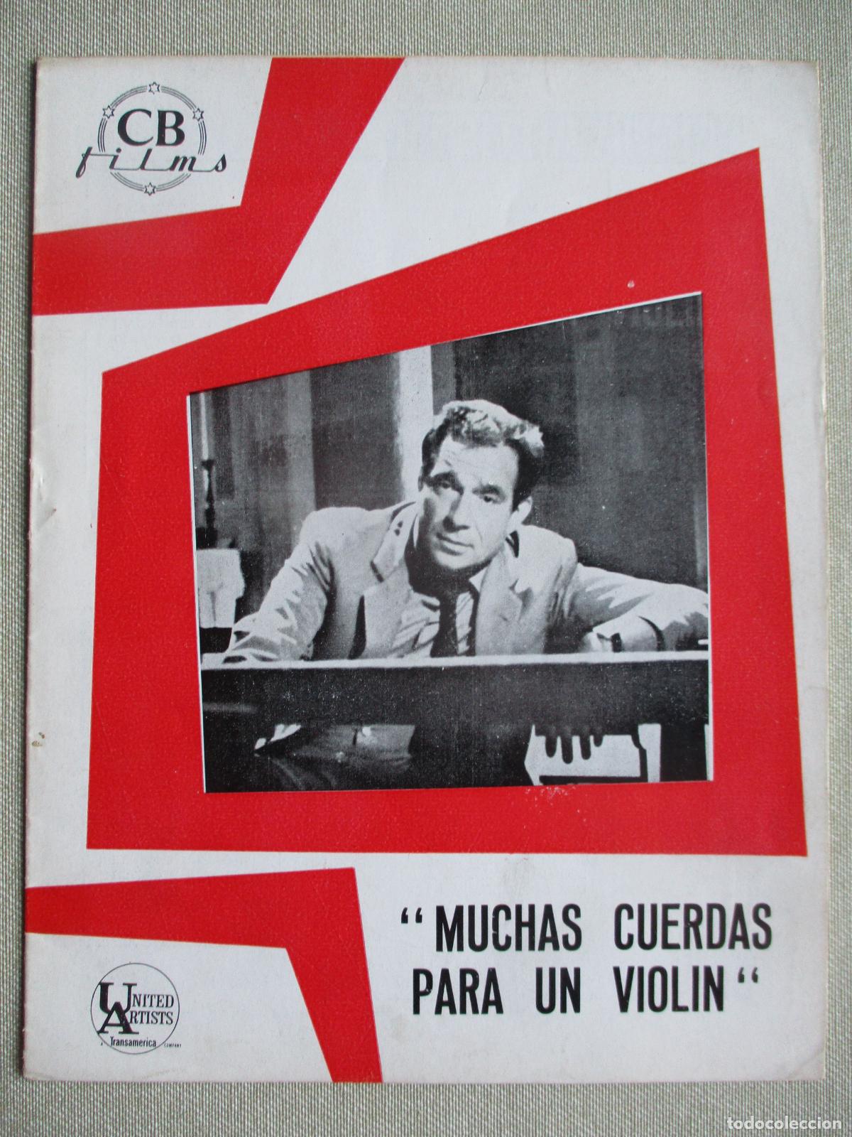 Cine: MUCHAS CUERDAS PARA UN VIOLIN. GUIA ORIGINAL ESTRENO. PEDIDO MINIMO EN GUIAS 10 EUROS.