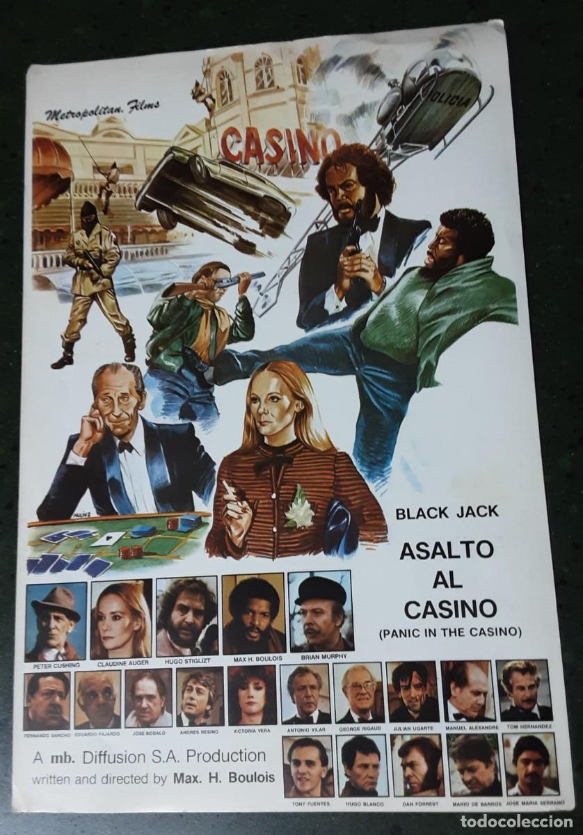 Cine: BLACK JACK ASALTO AL CASINO, PETER CUSHING, CLAUDINE AUGER , VICTORIA VERA, Max B.