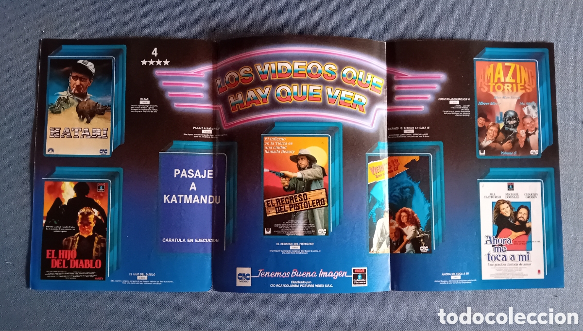 Cine: gu&iacute;a publicitaria de pel&iacute;culas RCA los videos que hay que ver
