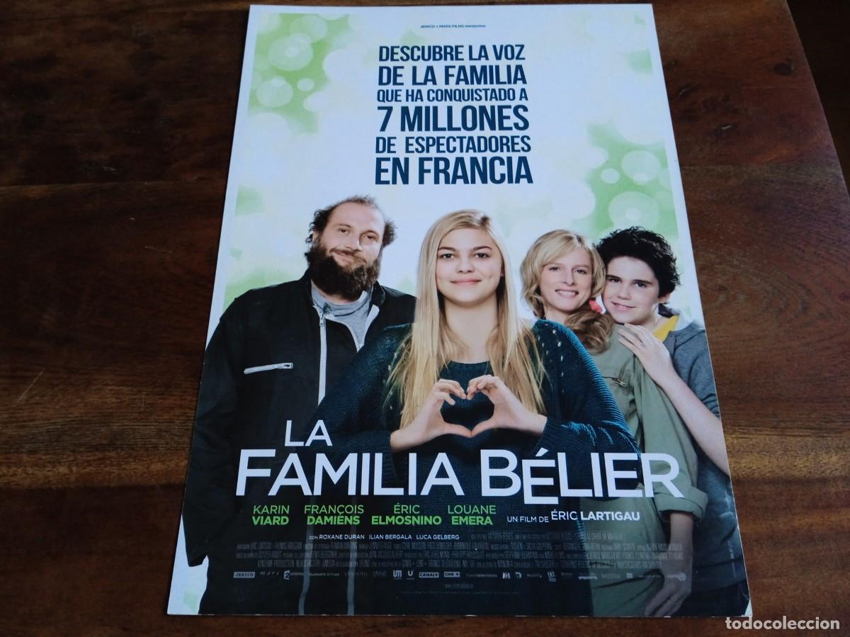Cin&eacute;ma: LA FAMILIA B&Eacute;LIER - LOUANE EMERA, KARIN VIARD, FRAN&Ccedil;OIS DAMIENS - GUIA ORIGINAL VERTIGO 2014