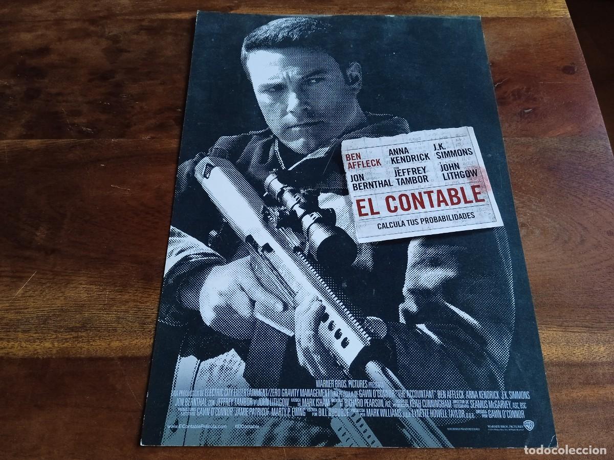 Cine: EL CONTABLE - BEN AFFLECK, ANNA KENDRICK, J.K. SIMMONS - GUIA ORIGINAL WARNER 2016