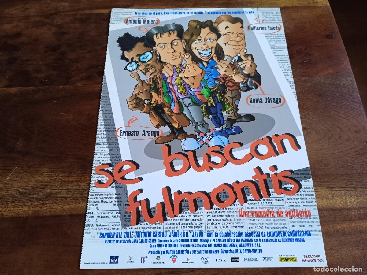 Cine: SE BUSCAN FULMONTIS - ANTONIO MOLERO, GUILLERMO TOLEDO, ERNESTO ARANGO - GUIA ORIGINAL COLUMBIA 1999