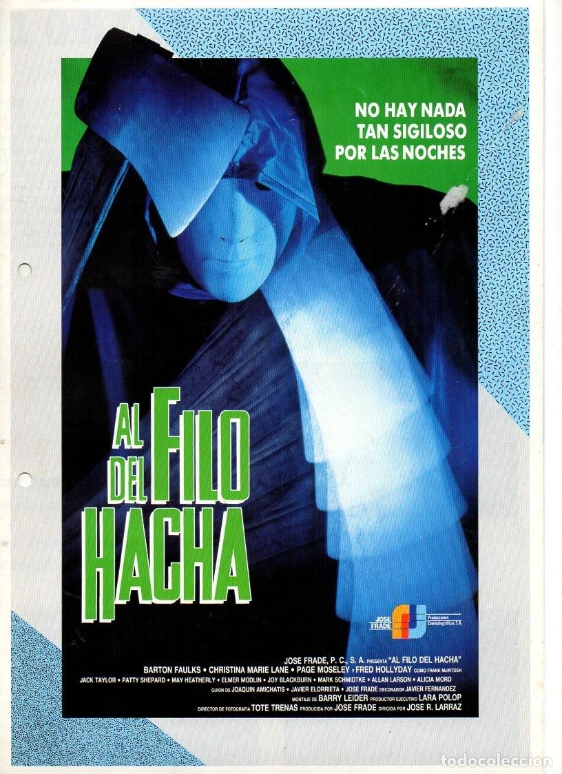 Cine: AL FILO DEL HACHA: BARTON FAULKS ES UNA GU&Iacute;A NO ES UN DVD
