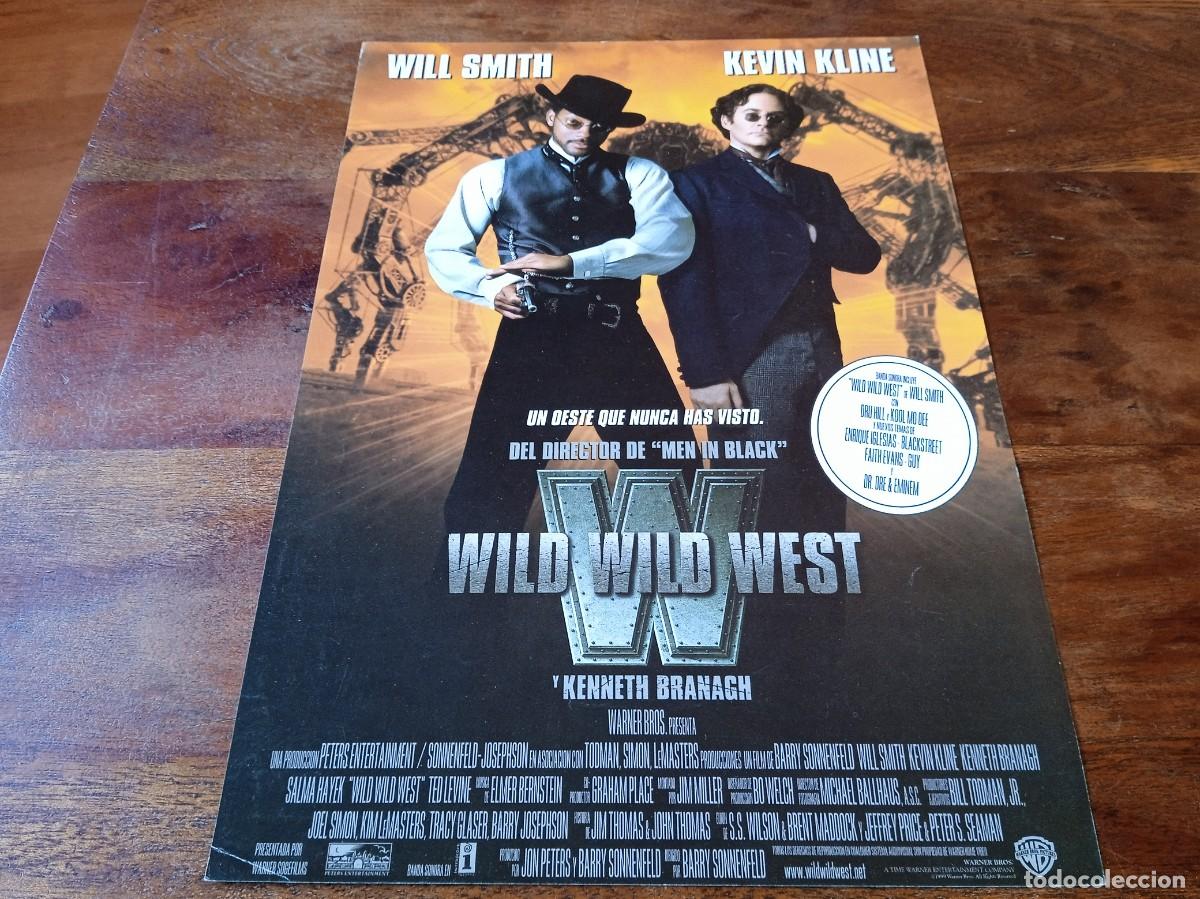 Cine: Wild Wild West - Will Smith, Kevin Kline, Kenneth Branagh, Salma Hayek - Guia original Warner 1999