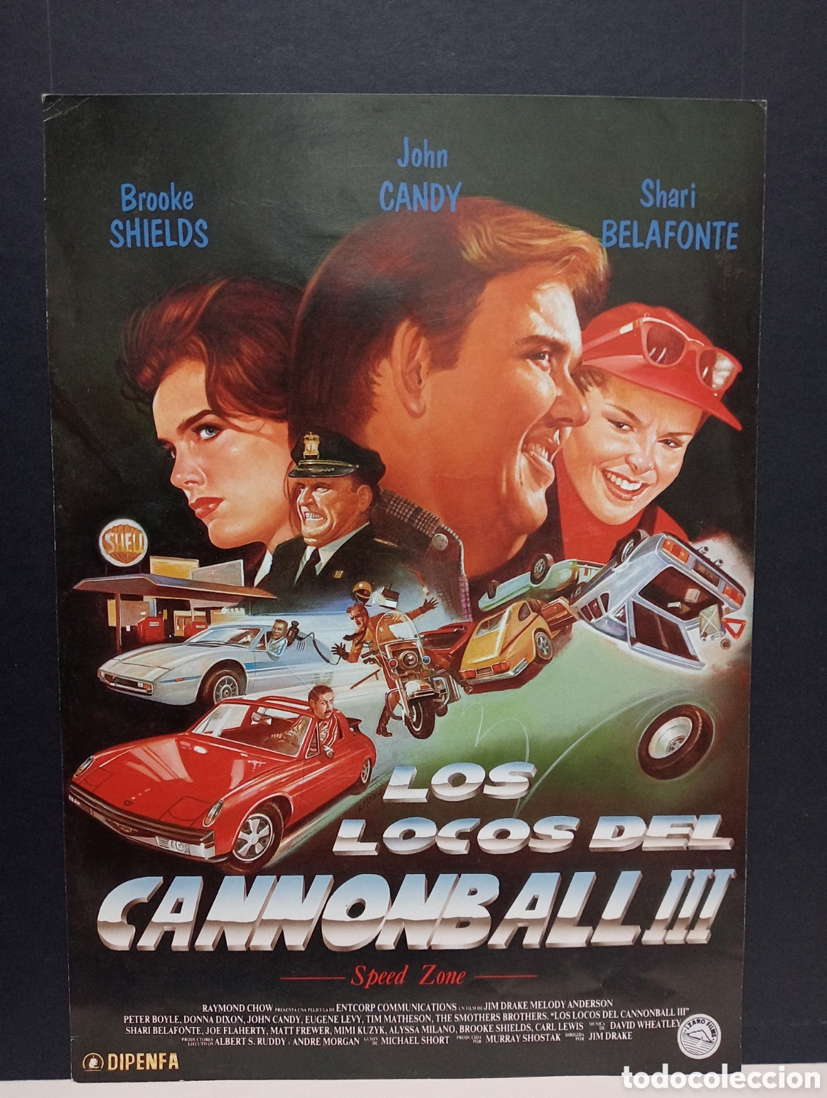 Cine: LOS LOCOS DEL CANNONBALL III. RAYMOND CHOW. GU&Iacute;A PUBLICITARIA ORIGINAL DE CINE