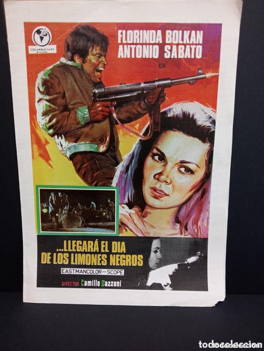 Cine: GU&Iacute;A DOBLE DE CINE. LLEGAR&Aacute; EL DIA DE LOS LIMONES NEGROS. CAMILLO BAZZONI. FLORINDA BOLKAN Y SABATO