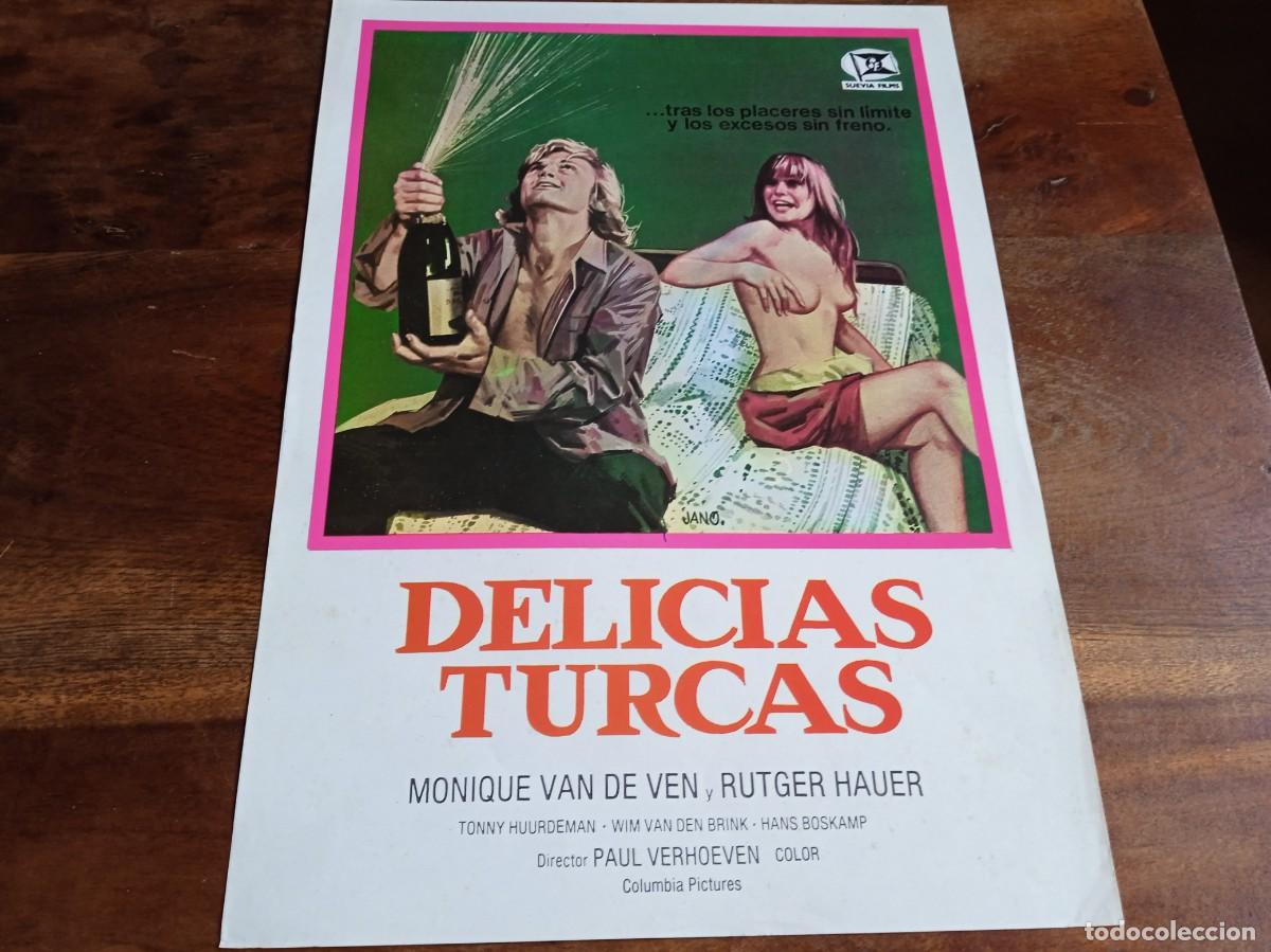 Kino: Delicias Turcas - Rutger Hauer, Monique Van de Ven, Paul Verhoeven - Guia original Suevia 1977