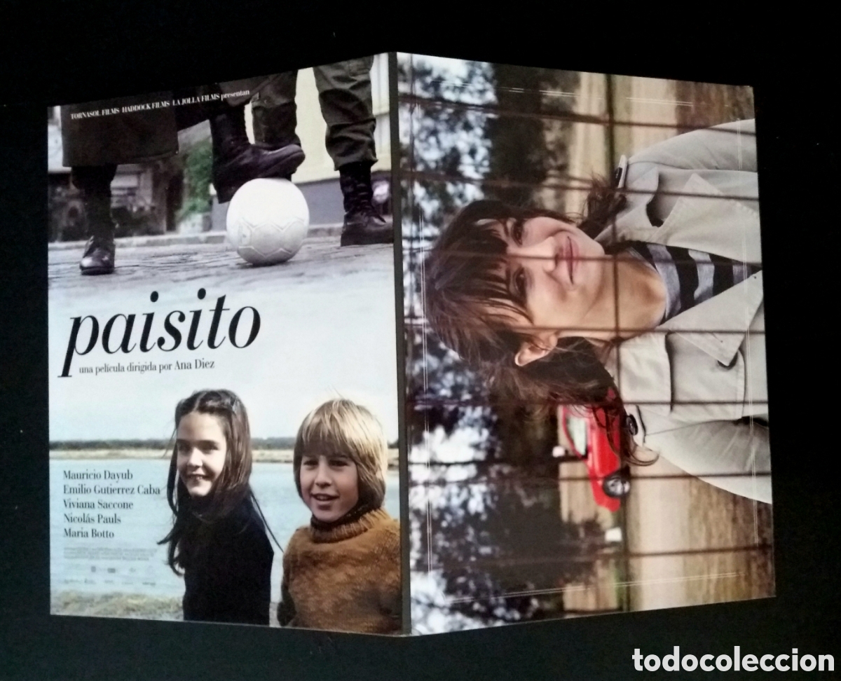 Cine: Pressbook prensa PAISITO Ana Diez Emilio Guti&eacute;rrez Caba Mar&iacute;a Botto press book gu&iacute;a cine pel&iacute;cula