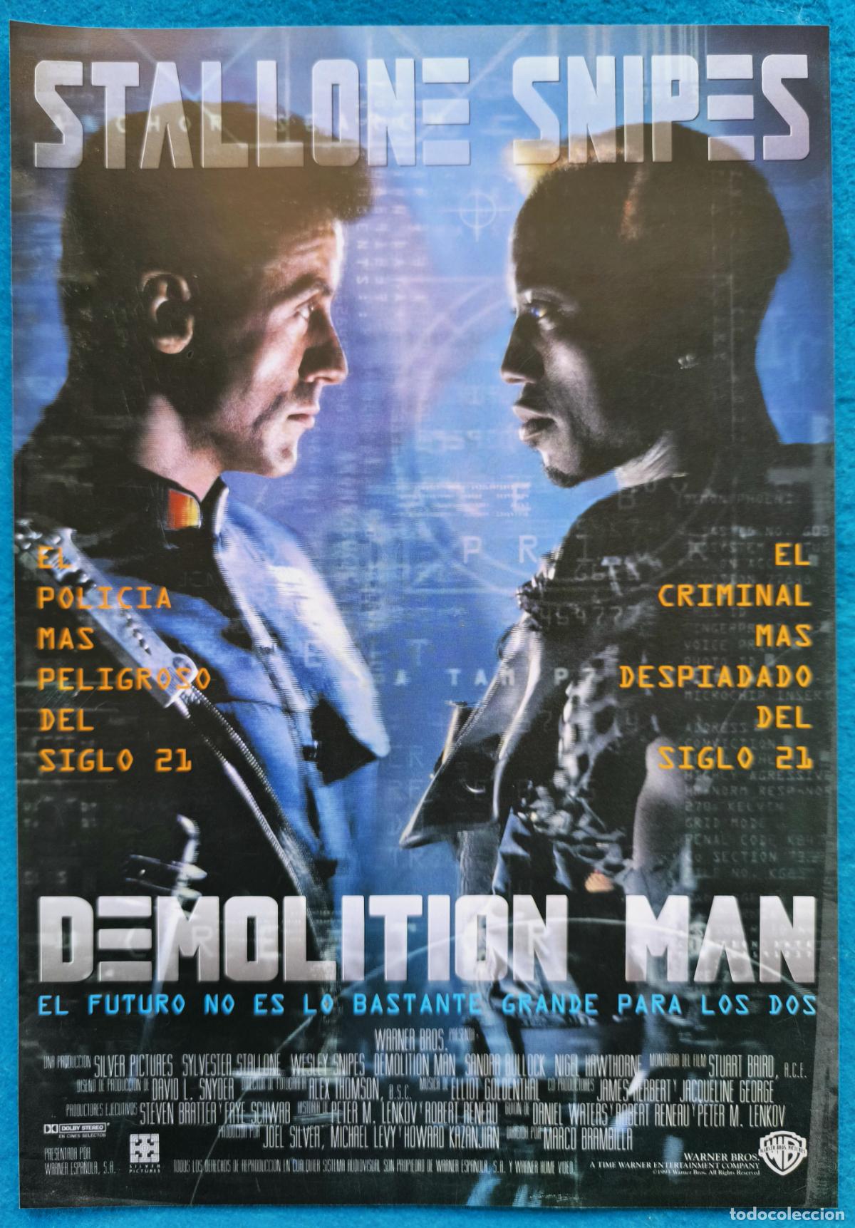 Cine: RW GUIA PUBLICITARIA CINE DEMOLITION MAN STALLONE SNIPES G38