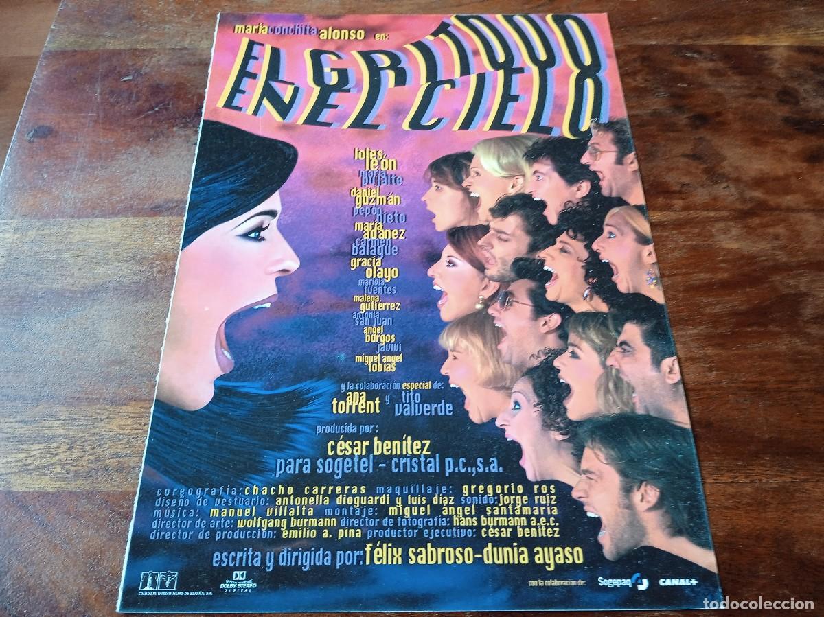 Cin&eacute;ma: El grito en el cielo - M&ordf; Conchita Alonso, Loles Le&oacute;n, Mar&iacute;a Ad&aacute;nez - Guia original Columbia 1998