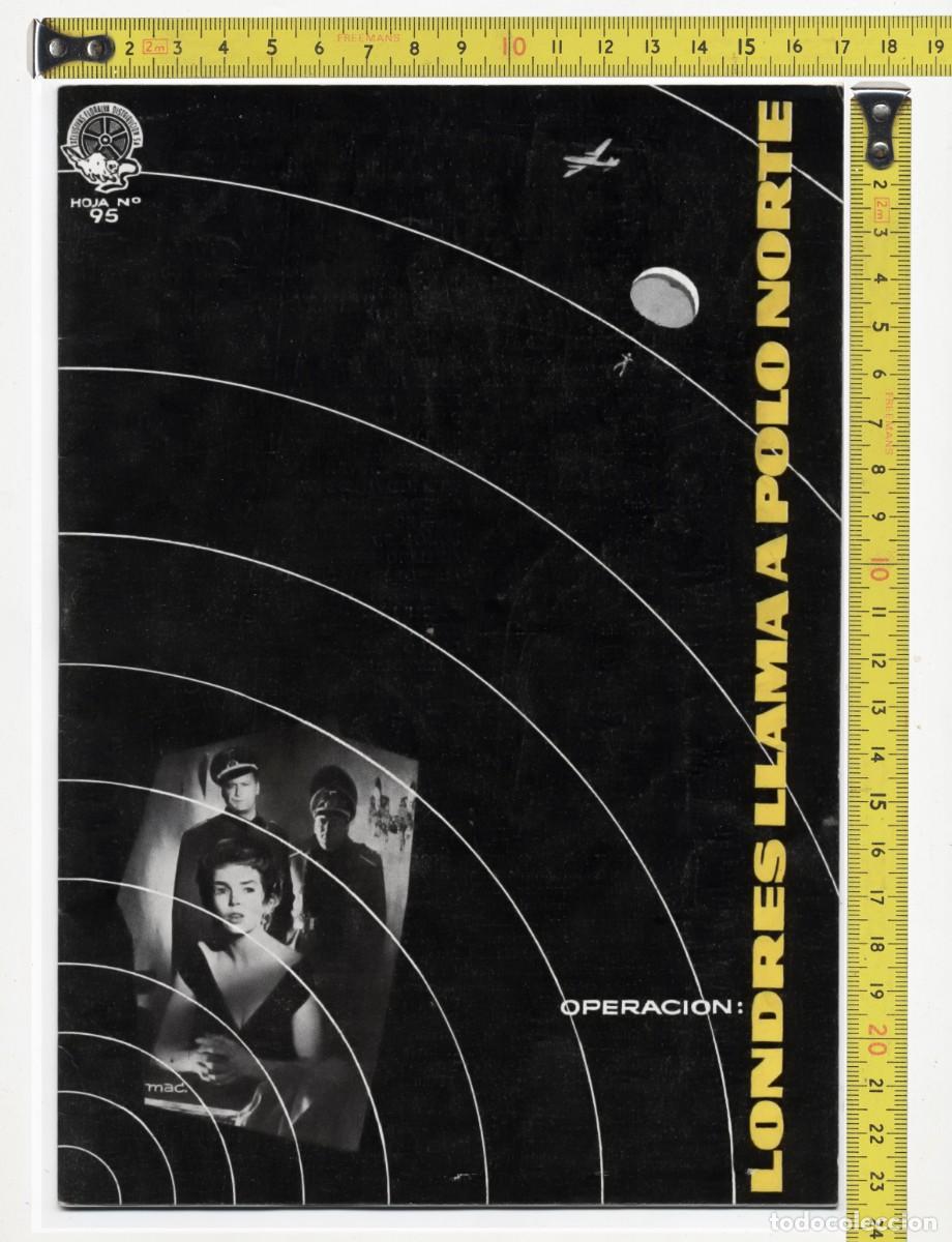 Cine: HOJA N&ordm; 95 EXCLUSIVAS FLORALVA GUIA ORIGINAL ESTRENO LONDRES LLAMA A POLO NORTE DAWN ADDAMS