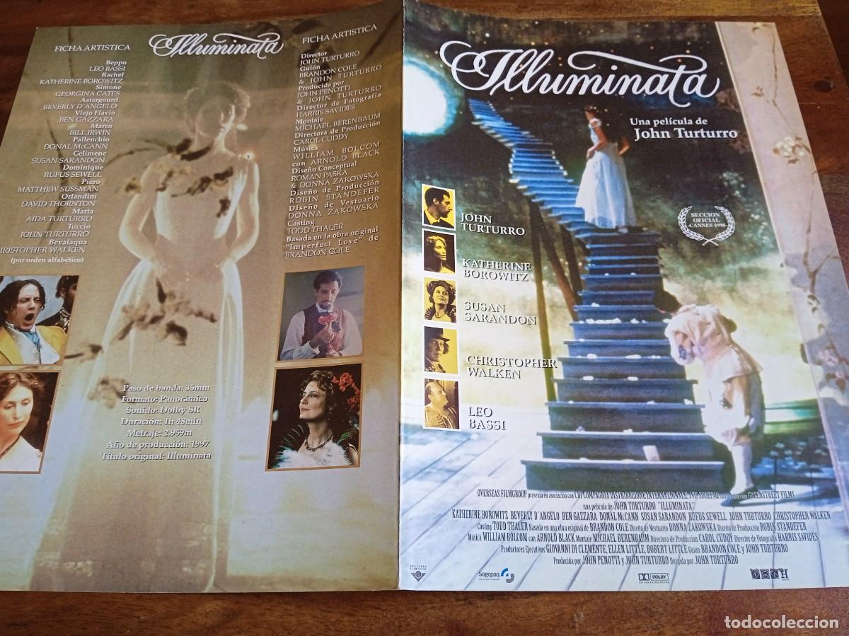 Cine: Illuminata - John Turturro, Katherine Borowitz, Susan Sarandon - Guia original Warner a&ntilde;o 1999