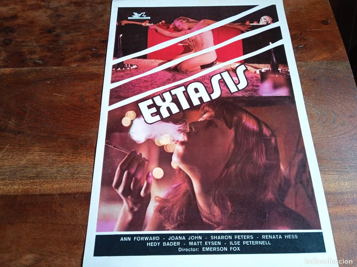 Cine: Extasis - Ann Forward, Joana John, Sharon Peters, Renata Hess - Guia original Lotus Films 1979