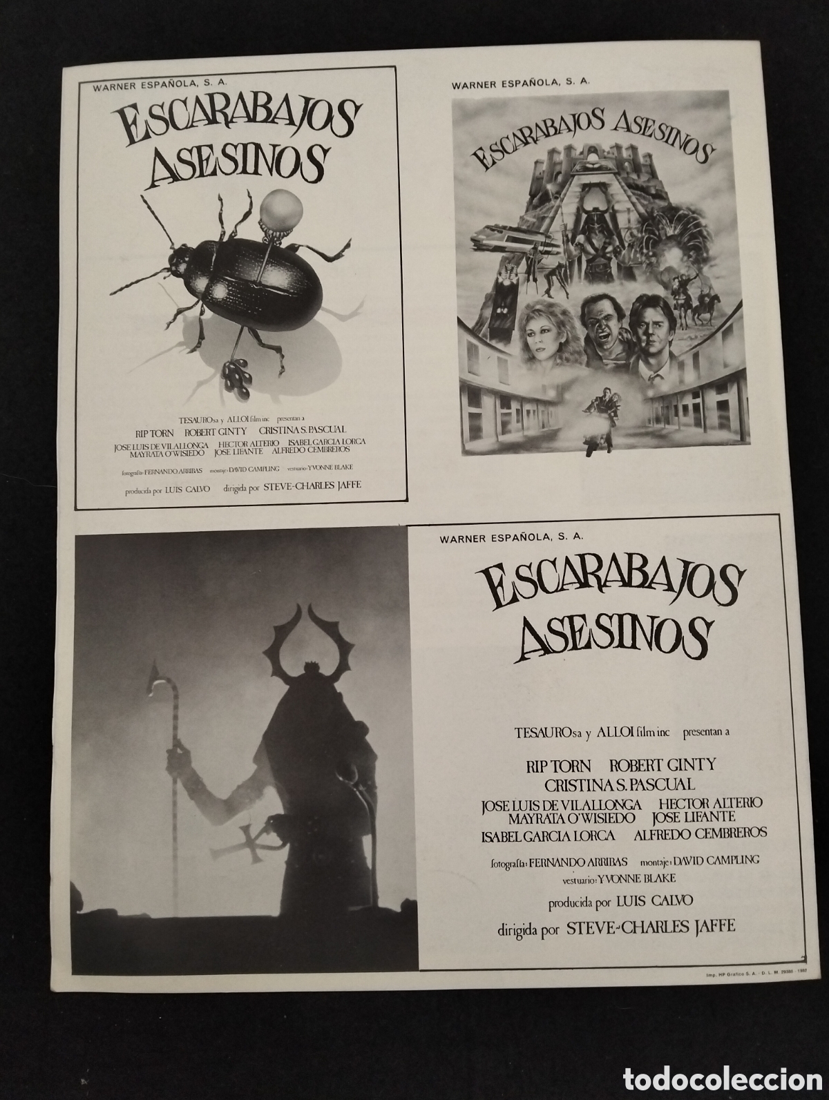 Kino: ESCARABAJOS ASESINOS - CRISTINA S. PASCUAL / ISABEL GARCIA LORCA - GUIA DE CINE ORIGINAL - B127