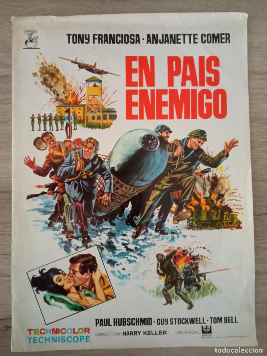 Cinema: GU&Iacute;A PUBLICITARIA DE LA PEL&Iacute;CULA EN PAIS ENEMIGO, TONY FRANCIOSA