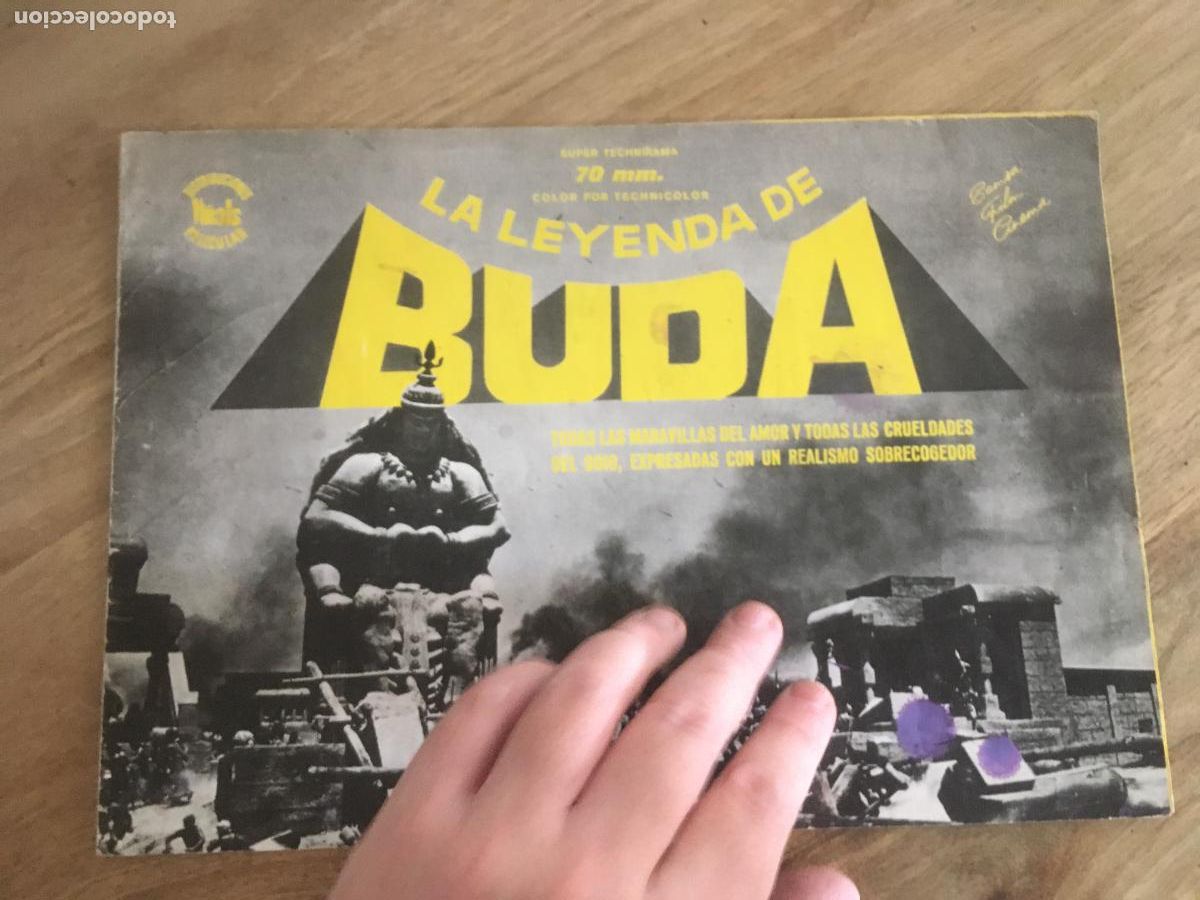 Cine: la leyenda de buda peplum guia publicitaria original antigua