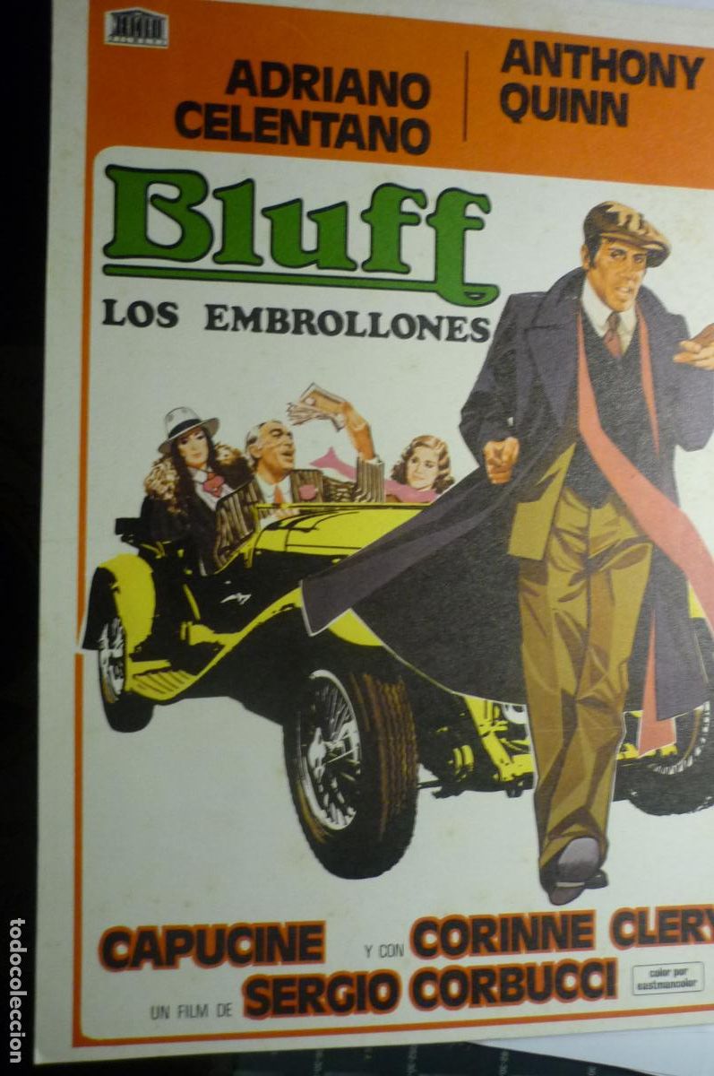 Cinema: GUIA doble PELICULA BLUFF anthony quinn