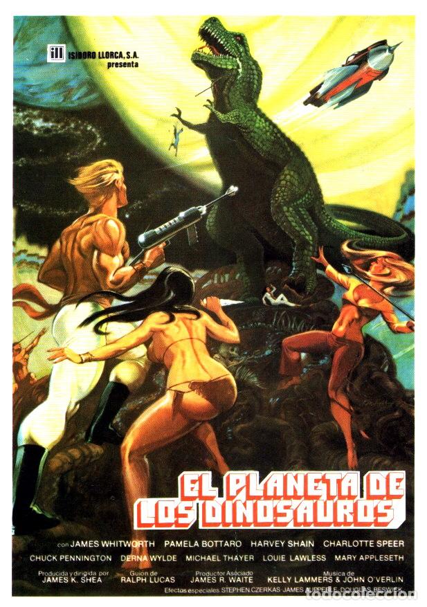 Cine: EL PLANETA DE LOS DINOSAURIOS GU&Iacute;A ORIGINAL SIMPLE DE SU ESTRENO EN ESPA&Ntilde;A