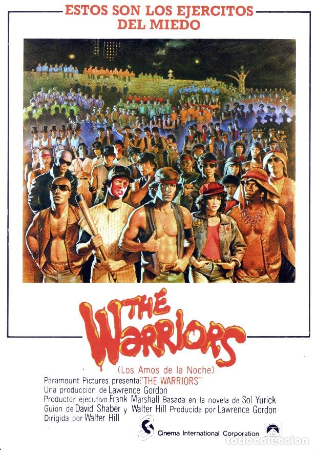 Cine: THE WARRIORS GU&Iacute;A ORIGINAL DOBLE CON FOTOS DE SU ESTRENO EN ESPA&Ntilde;A