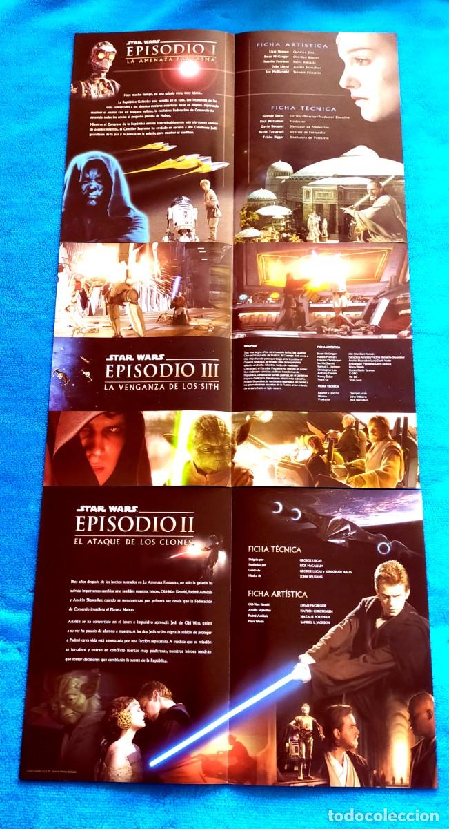 Cine: 3 GU&Iacute;AS ORIGINALES DE STAR WARS EPISODIO 1,2,3 DOBLES CON FOTOS DE SU ESTRENO EN ESPA&Ntilde;A