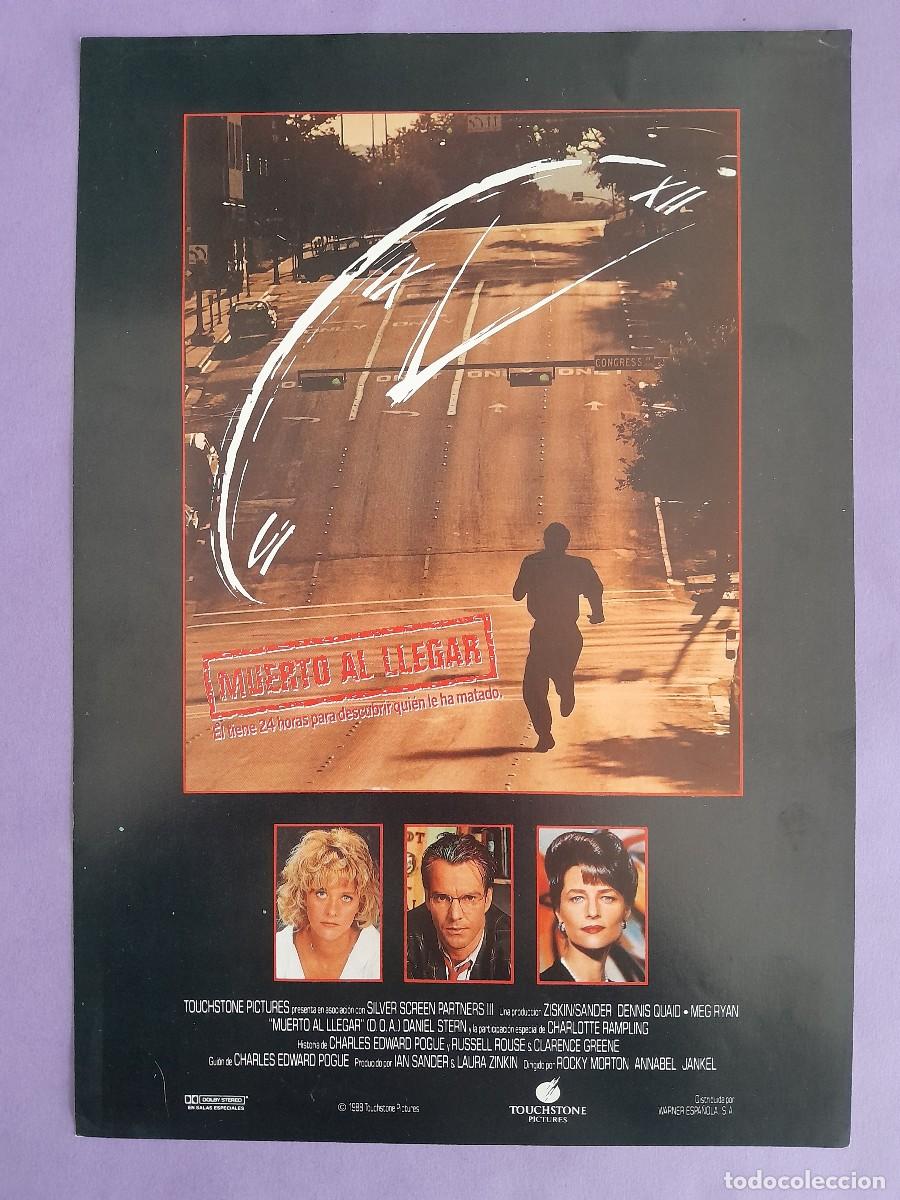 Cinema: GUIA PELICULA MUERTO AL LLEGAR DENNIS QUAID MEG RYAN G 181