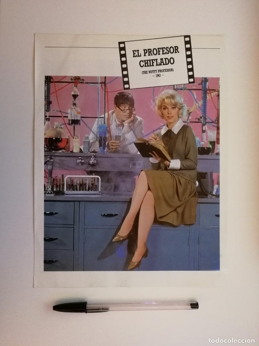 Cine: FICHA COLECCIONABLE -A4- EL PROFESOR CHIFLADO - STELLA STEVENS - JERRY LEWIS