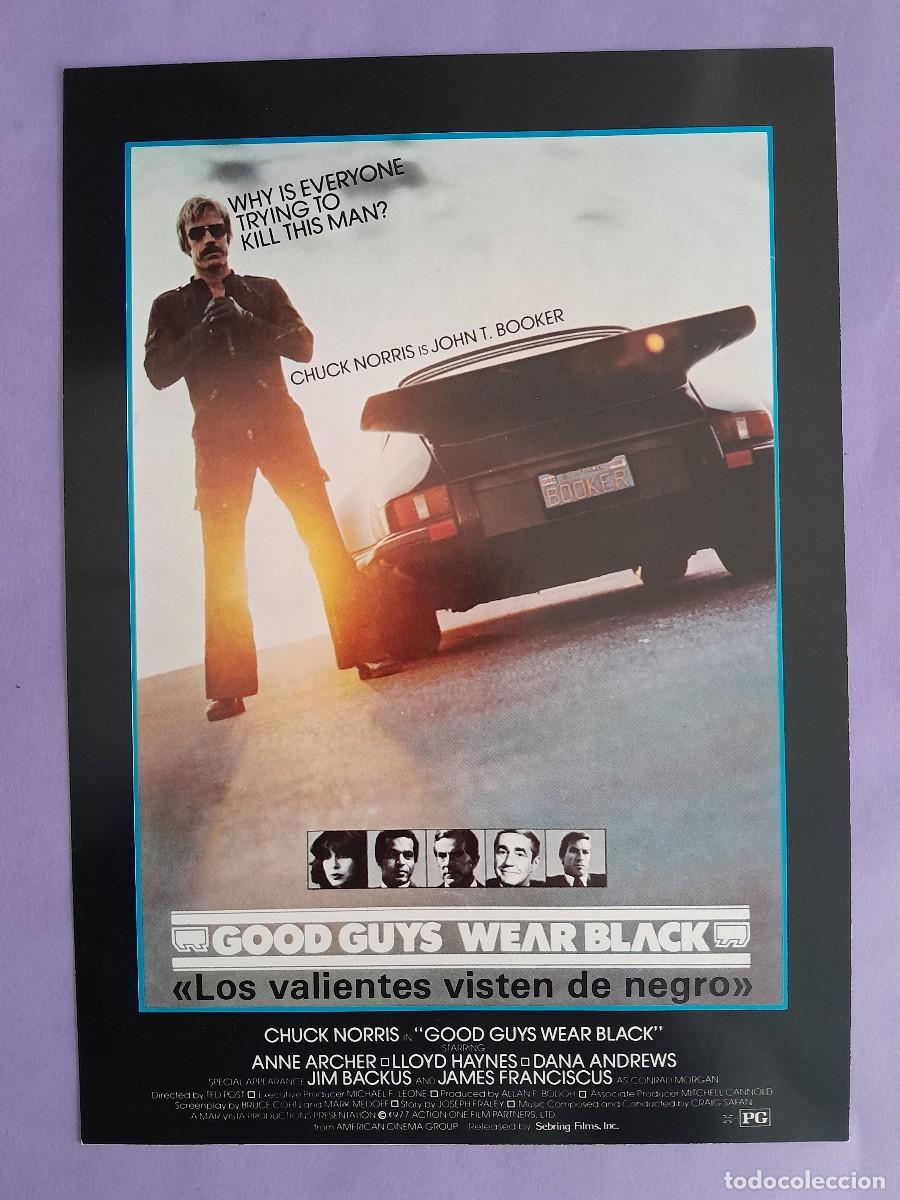 Cinema: GUIA PELICULA LOS VALIENTES VISTEN DE NEGRO CHUCK NORRIS ANNE ARCHER G 217