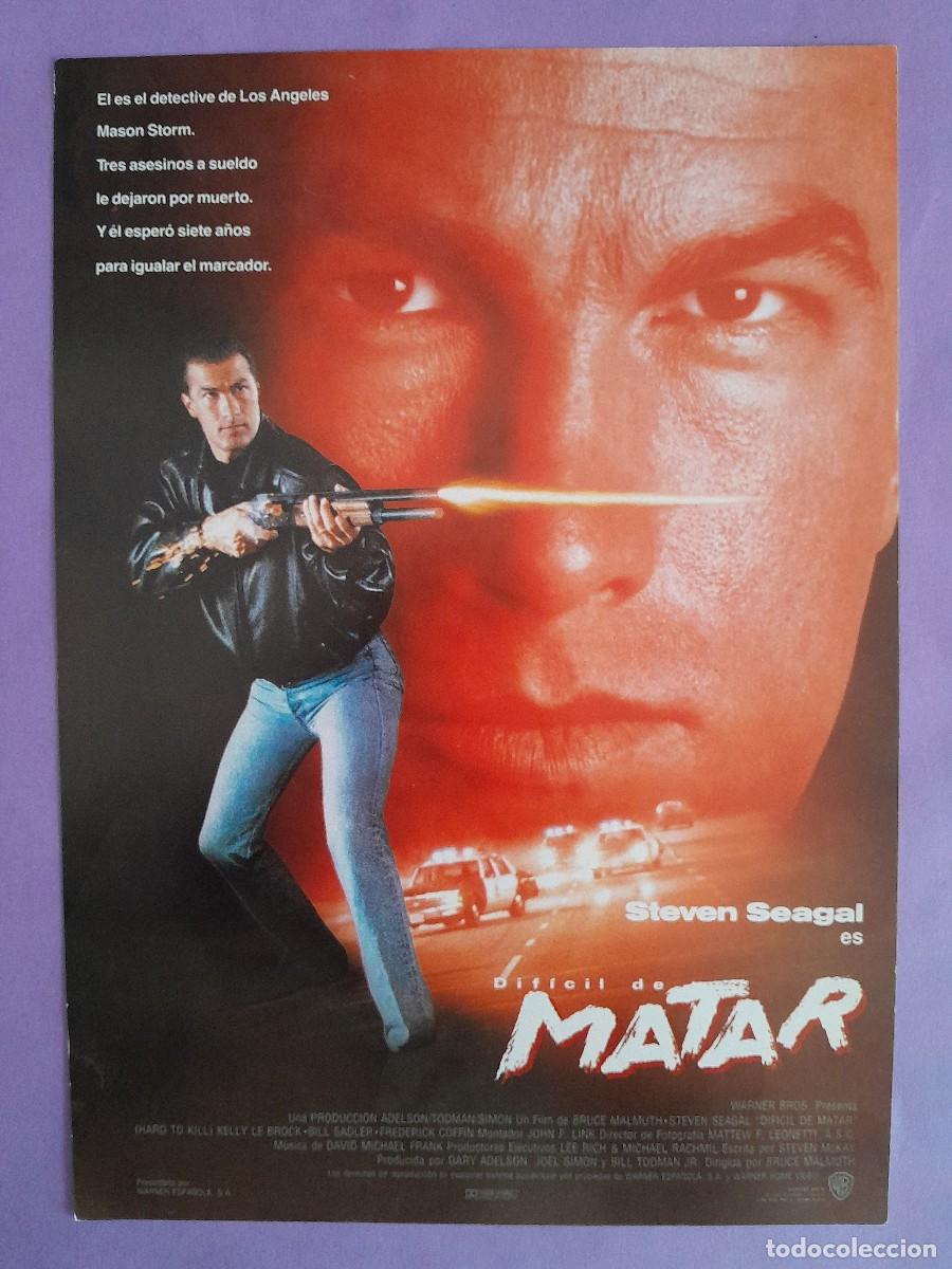 Cinema: GUIA PELICULA DIFICIL DE MATAR STEVEN SEAGAL G 218