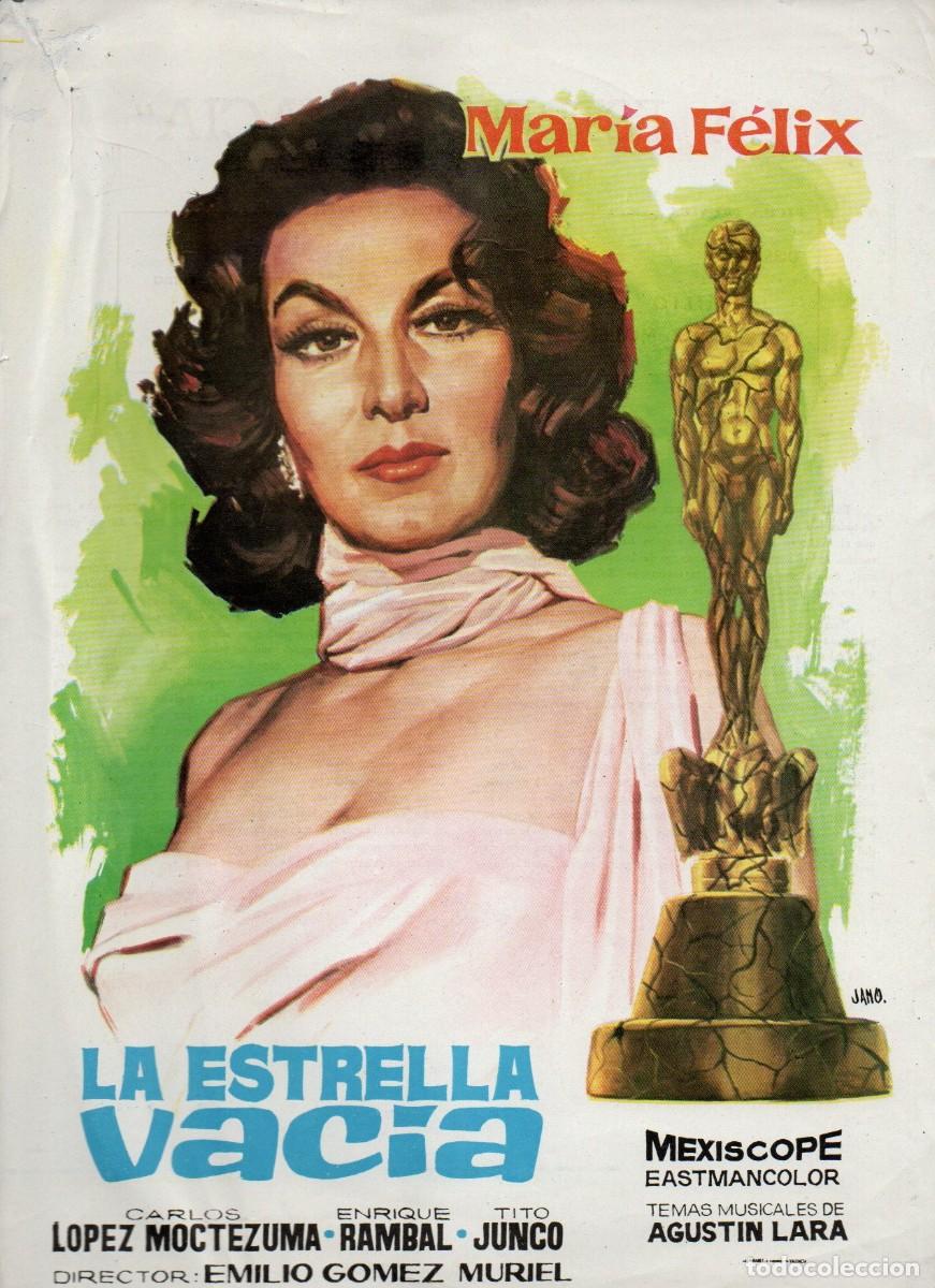 Cinema: GUIA SENCILLA, LA ESTRELLA VACIA. MARIA FELIX, CARLOS LOPEZ..., JANO.