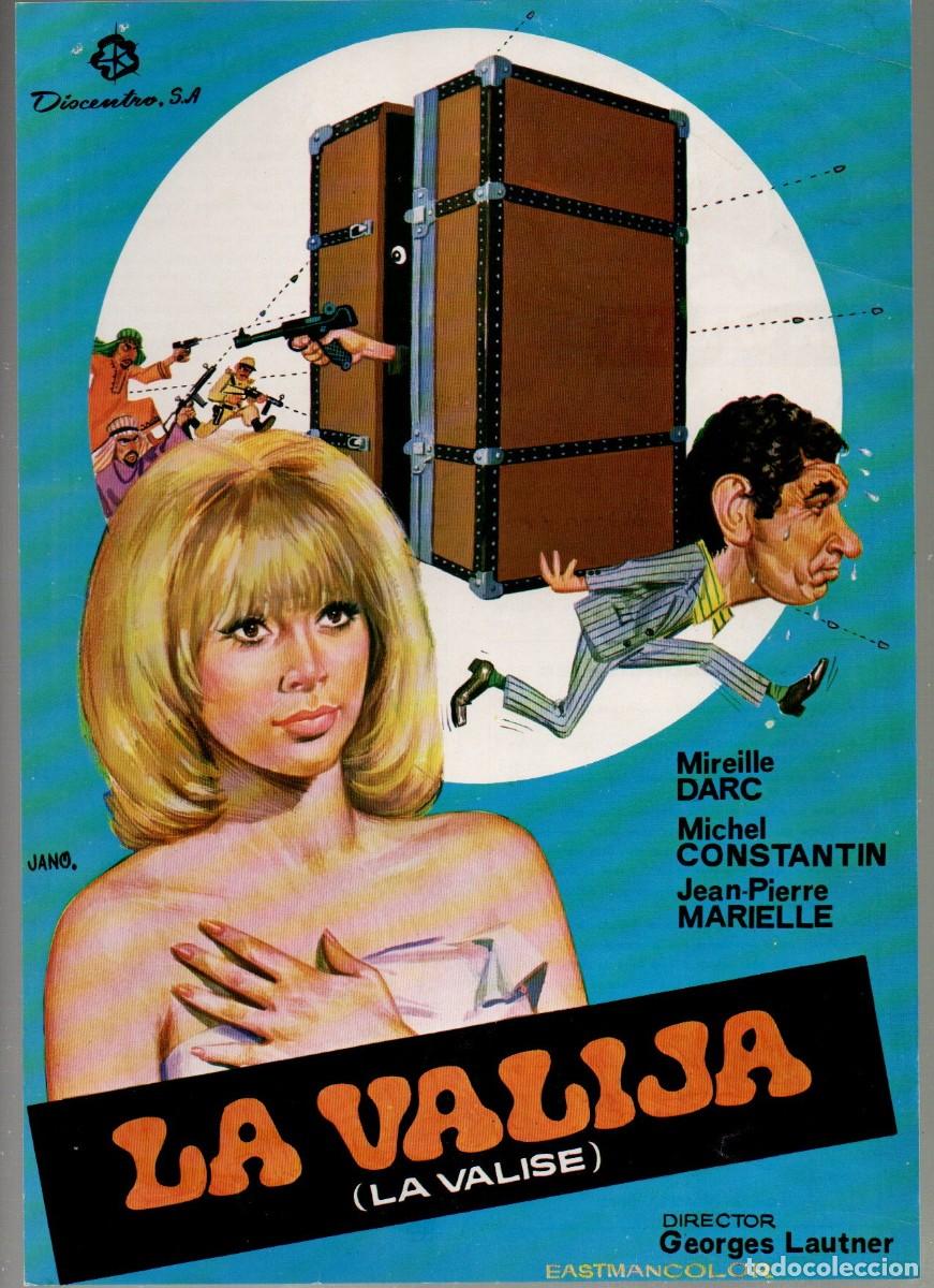 Cinema: GUIA SENCILLA, LA VALIJA. MIREILLE DARC, MICHEL CONSTANTI, JEAN-PIERRE MARIELLE. JANO. 1974