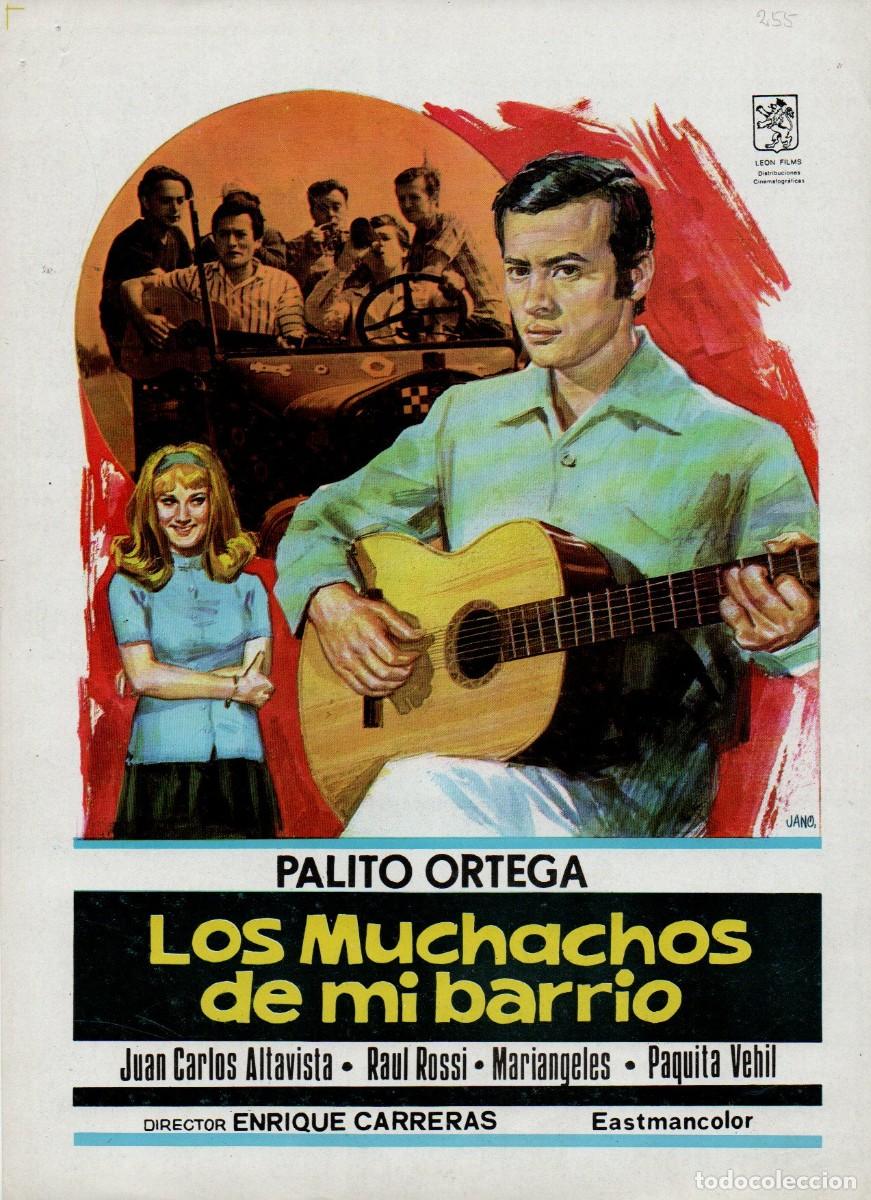 Cinema: GUIA SENCILLA, LOS MUCHACHOS DE MI BARRIO. PALITO ORTEGA, JUAN CARLOS ALTAVISTA..., JANO. 1974