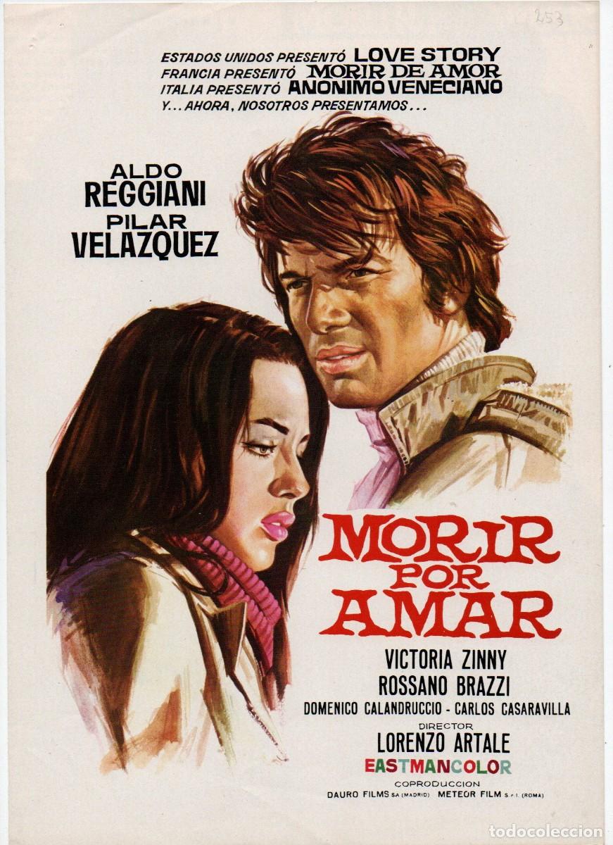 Cinema: GUIA DOBLE, MORIR POR AMAR. ALDO REGGIANI, PILAR VAZQUEZ, VICTORIA ZINNY..., JANO